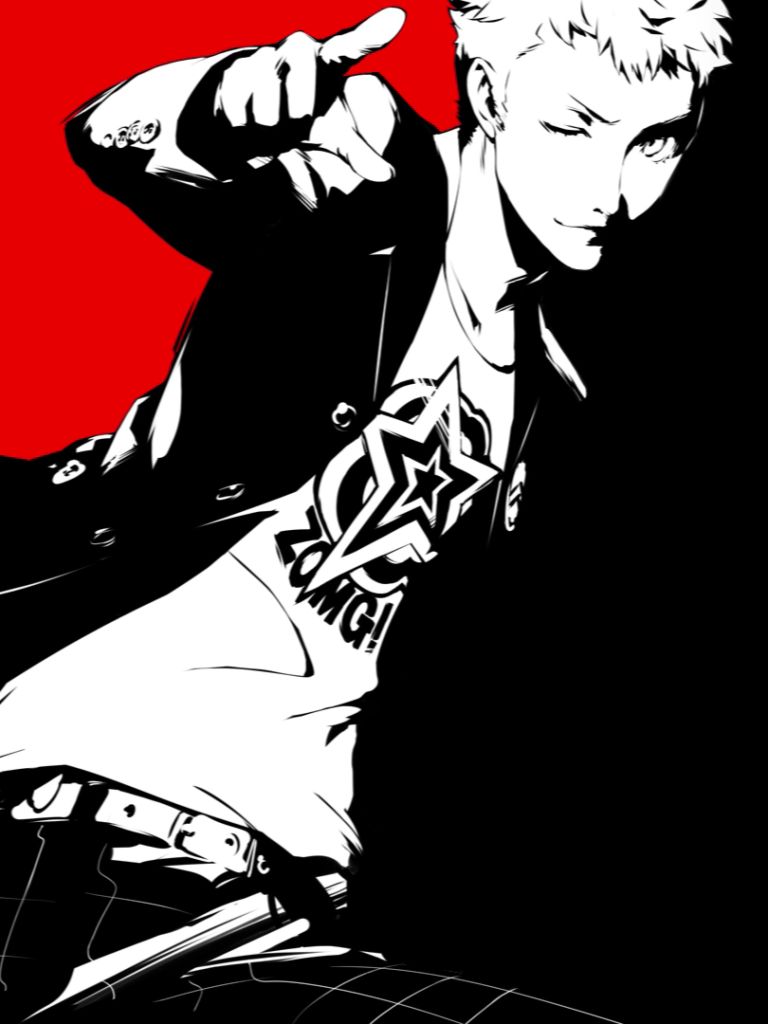 Handy-Wallpaper Computerspiele, Persona, Persona 5, Ryūji Sakamoto kostenlos herunterladen.