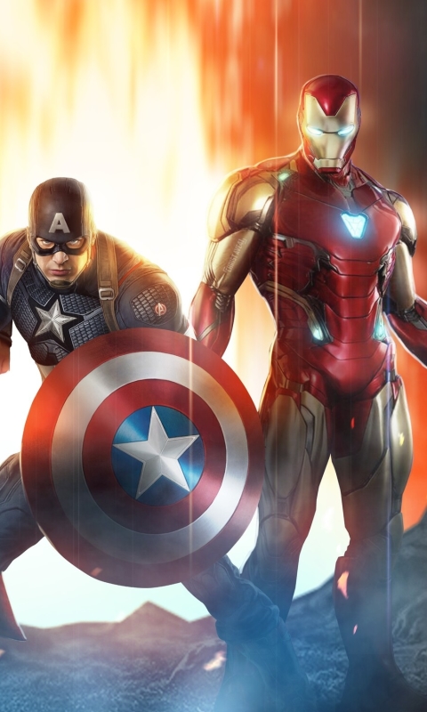 Download mobile wallpaper Iron Man, Captain America, Movie, The Avengers, Avengers Endgame for free.