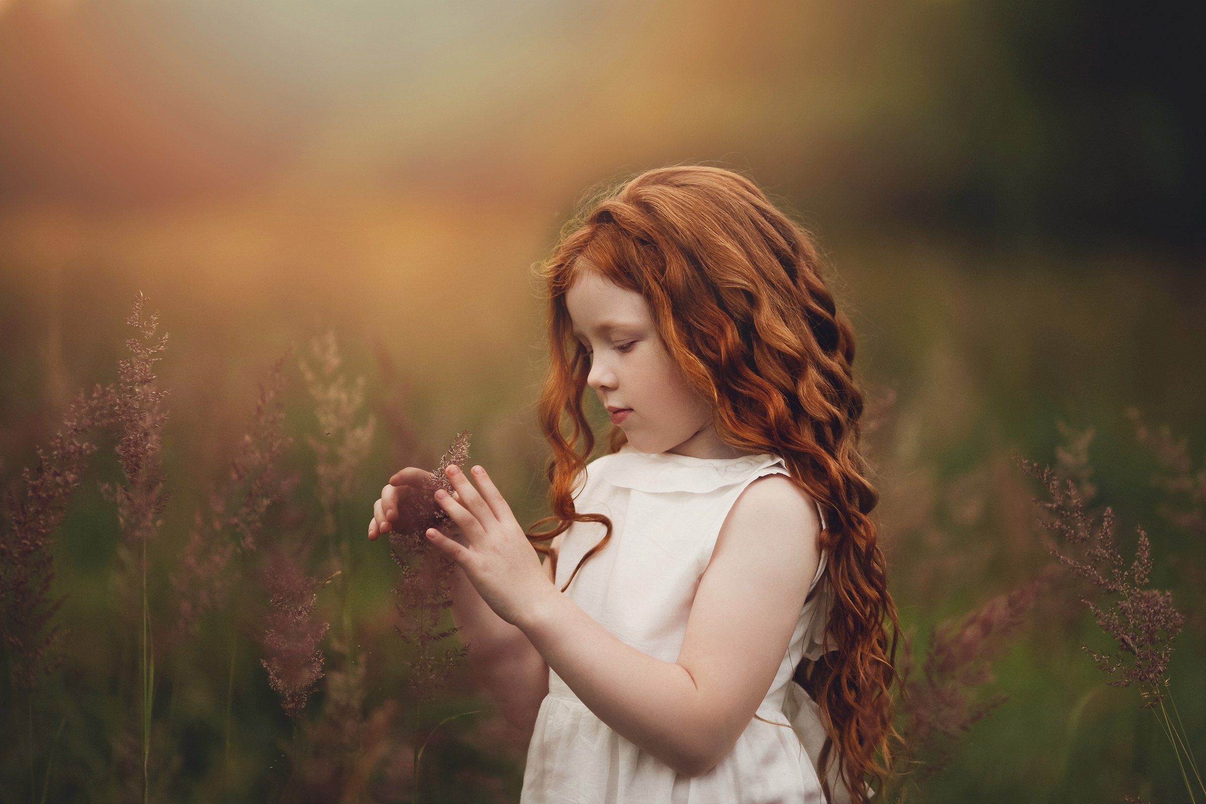 Free download wallpaper Redhead, Child, Photography, Long Hair, Little Girl, Depth Of Field on your PC desktop