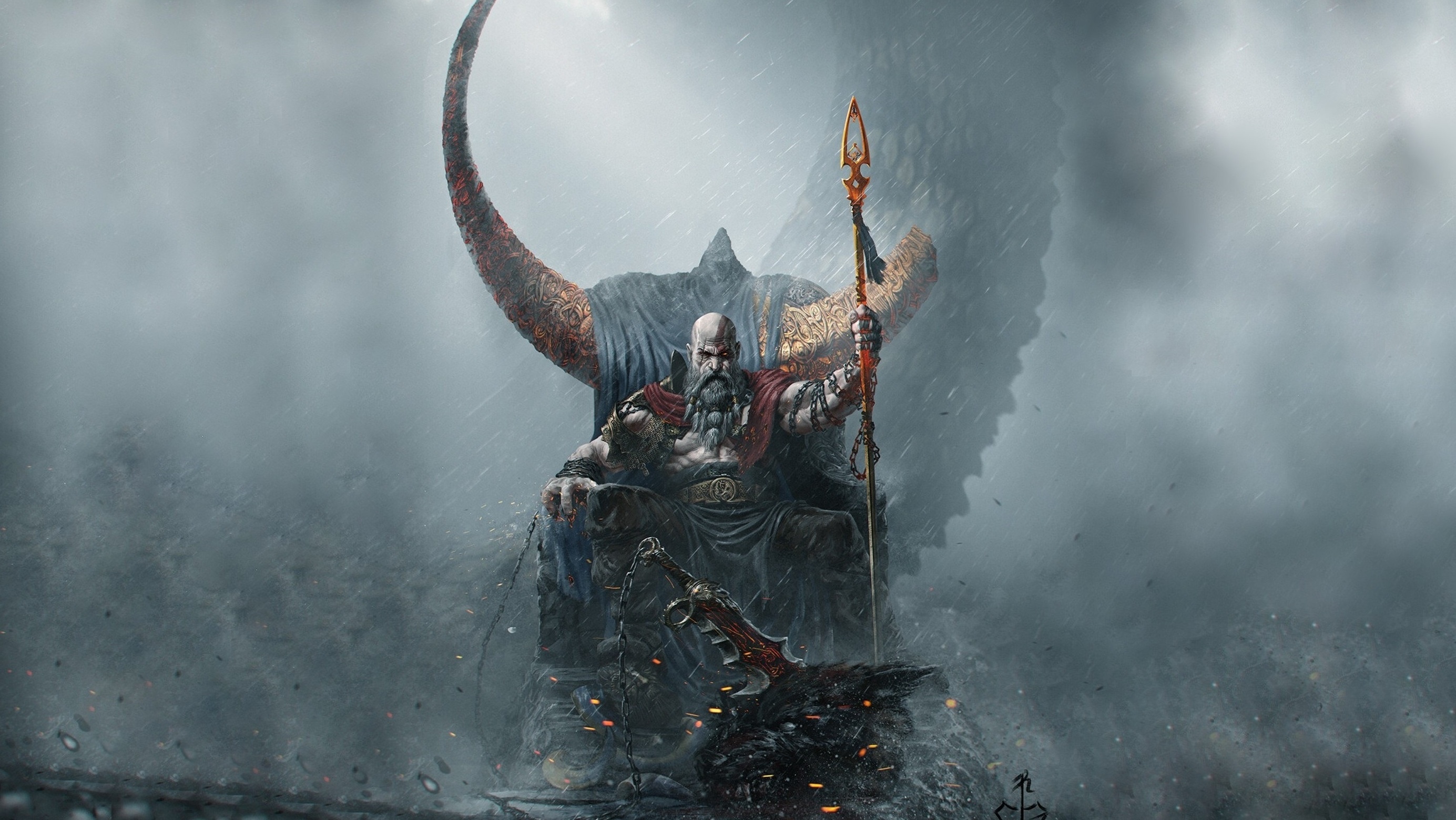 Meilleurs fonds d'écran God Of War: Ragnarök pour l'écran du téléphone