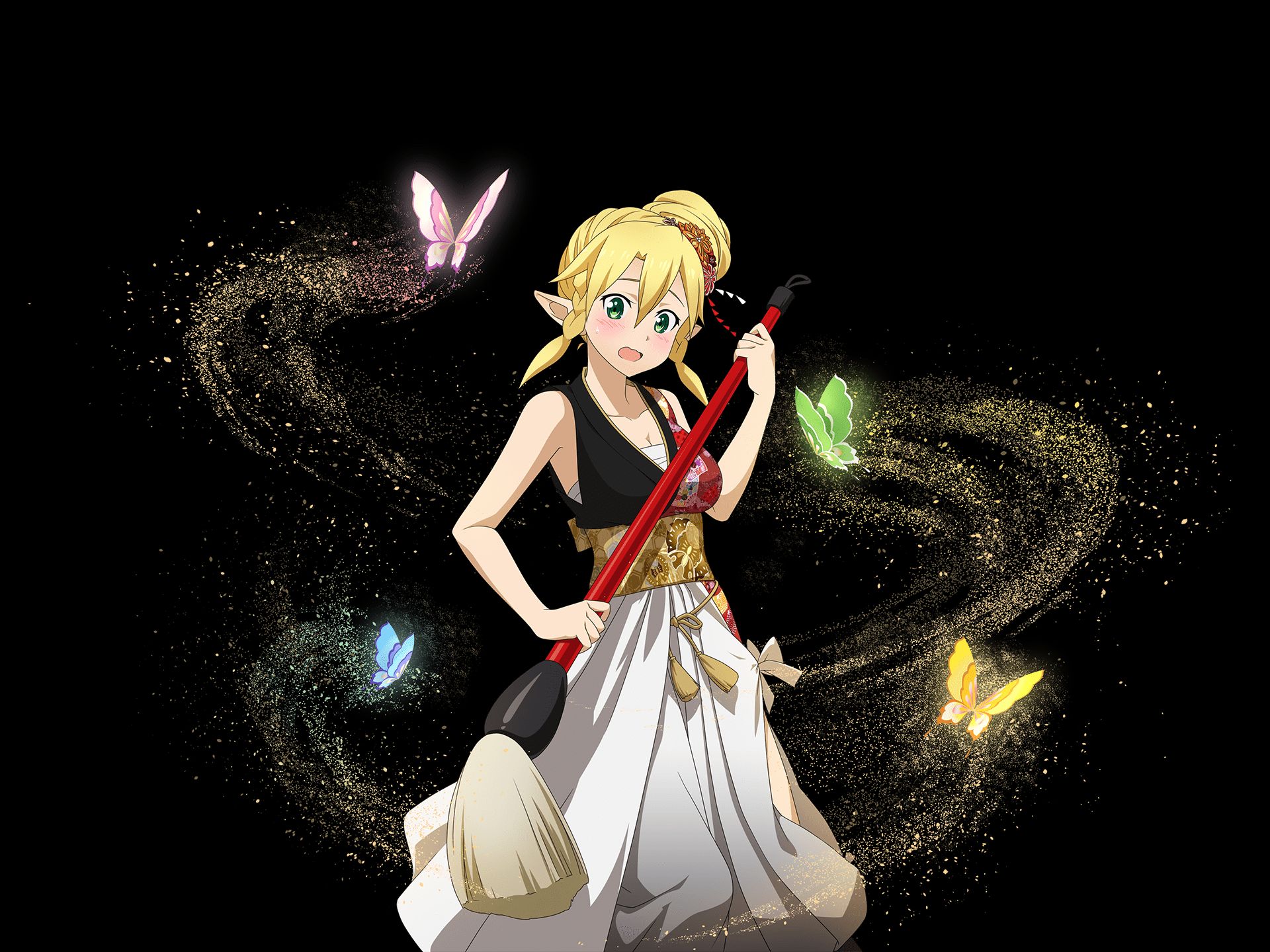 Laden Sie das Animes, Sword Art Online, Suguha Kirigaya, Leafa (Schwertkunst Online), Schwertkunst Online: Alicization-Bild kostenlos auf Ihren PC-Desktop herunter