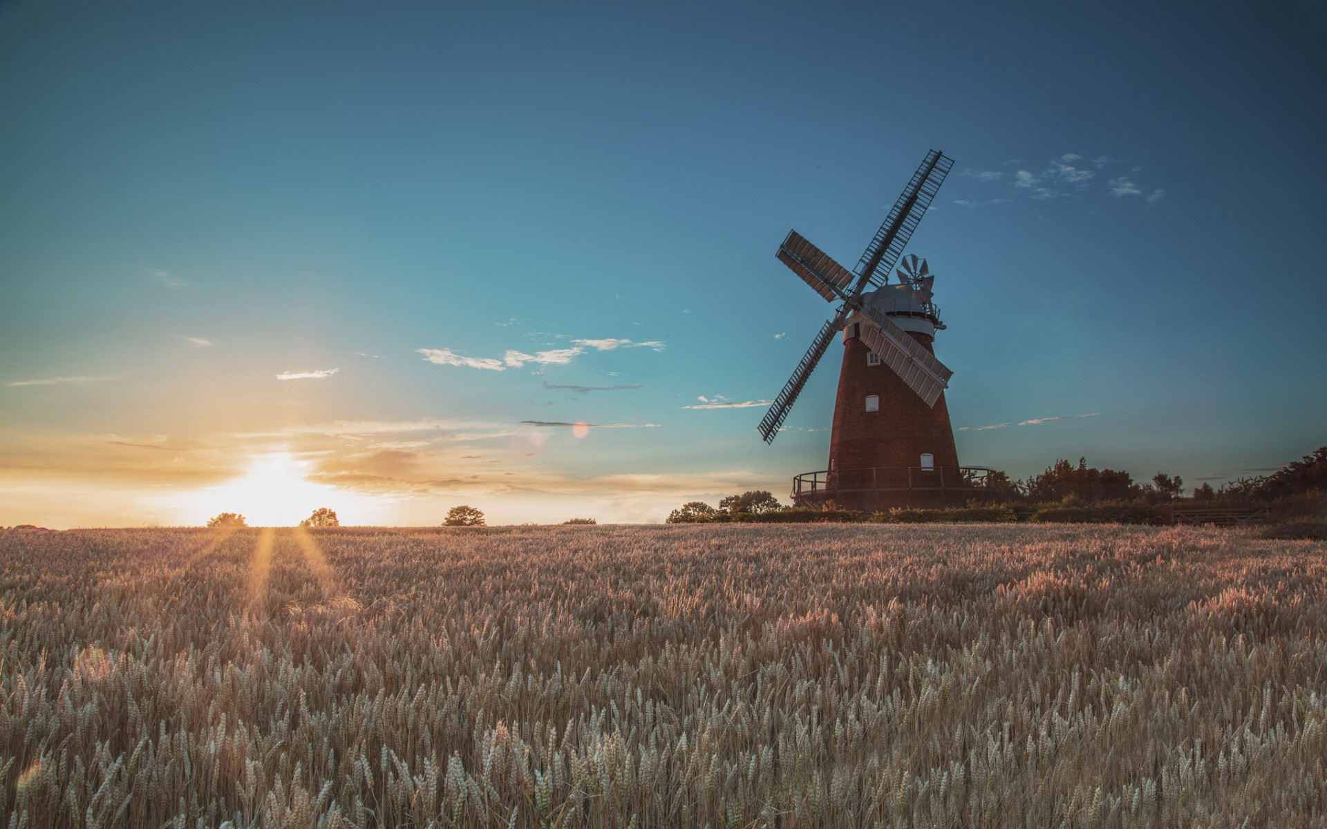 Free download wallpaper Windmill, Man Made on your PC desktop