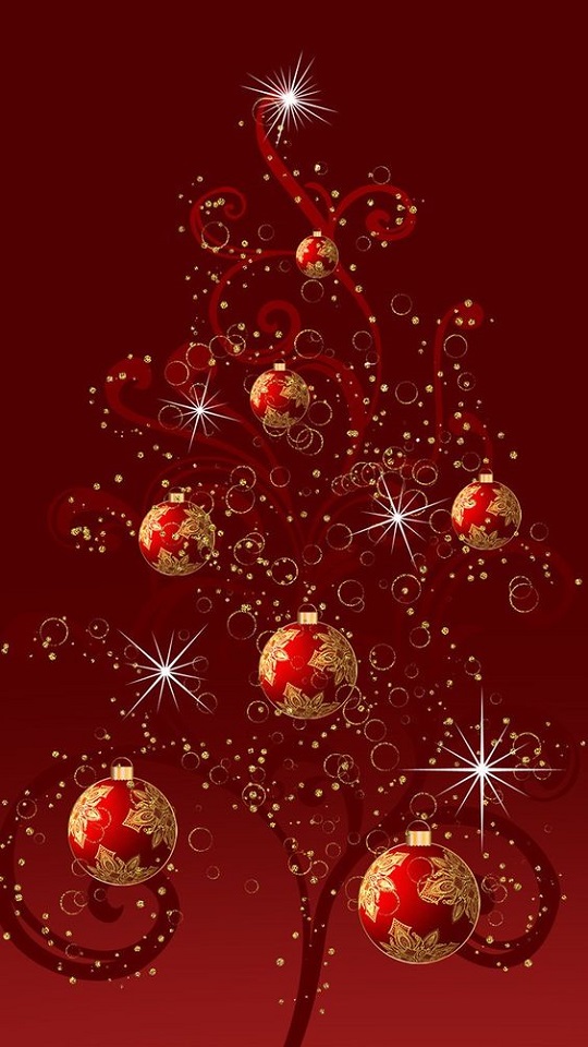 Download mobile wallpaper Christmas, Holiday, Christmas Tree, Bauble for free.