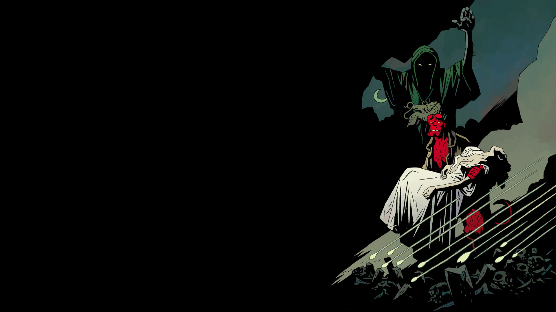 Baixe gratuitamente a imagem História Em Quadrinhos, Hellboy, Hellboy: A Noiva Do Inferno na área de trabalho do seu PC