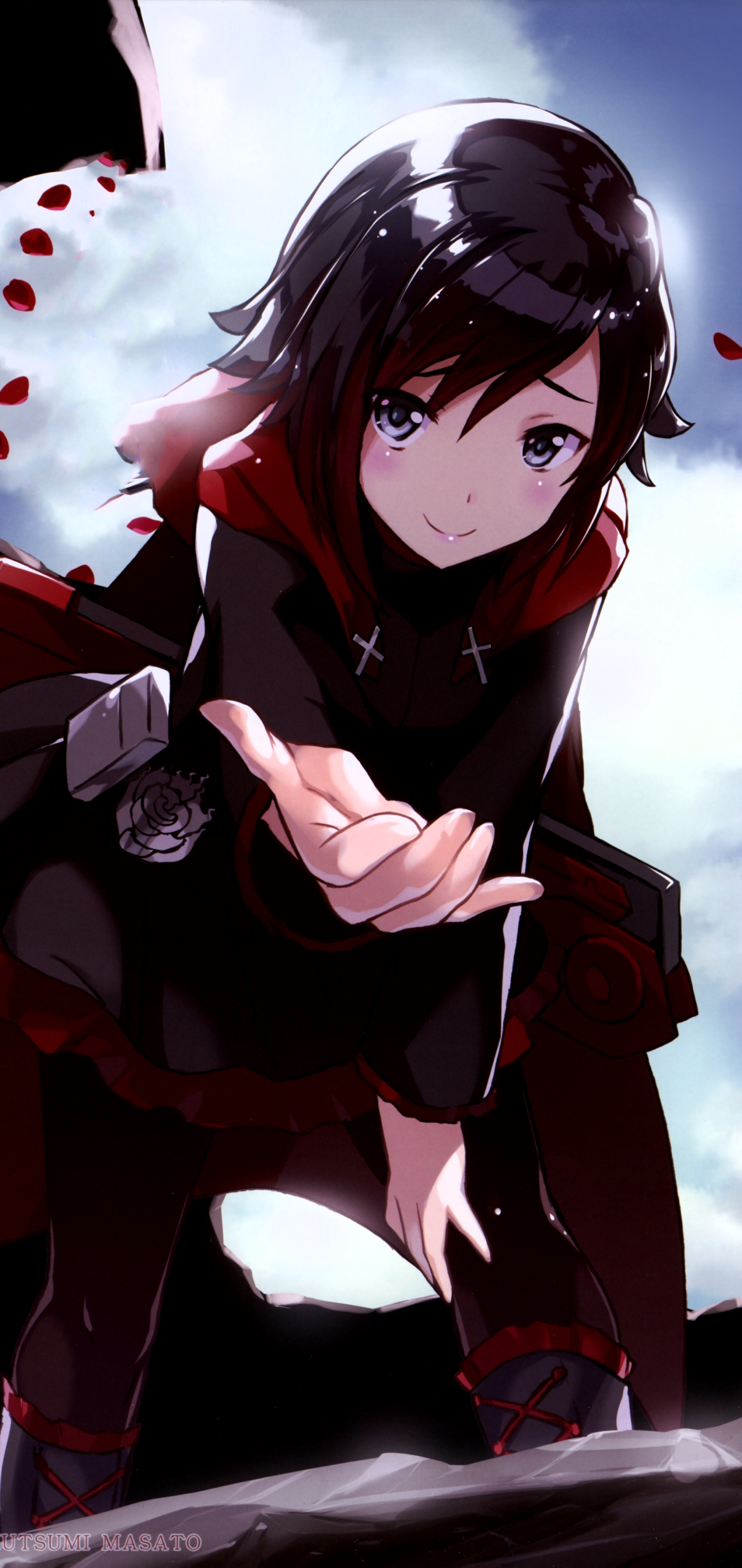 Скачати мобільні шпалери Аніме, Rwby, Ruby Rose (Rwby) безкоштовно.