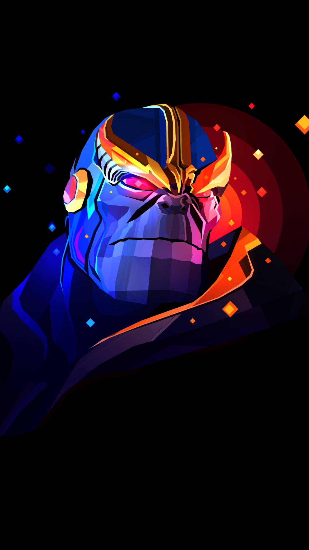 Handy-Wallpaper Comics, Thanos kostenlos herunterladen.