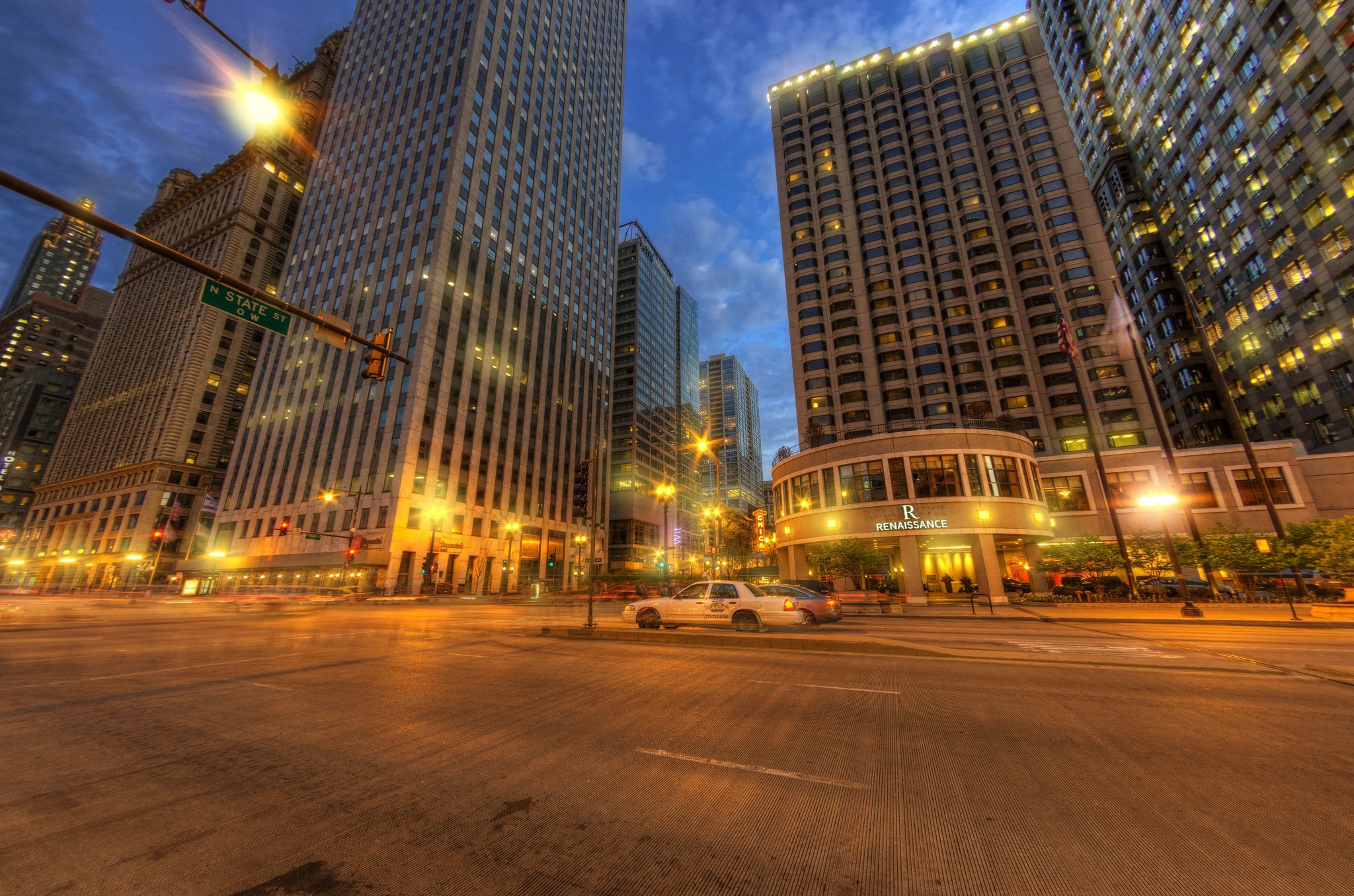 Скачати мобільні шпалери Чикаго, Міста, Створено Людиною безкоштовно.