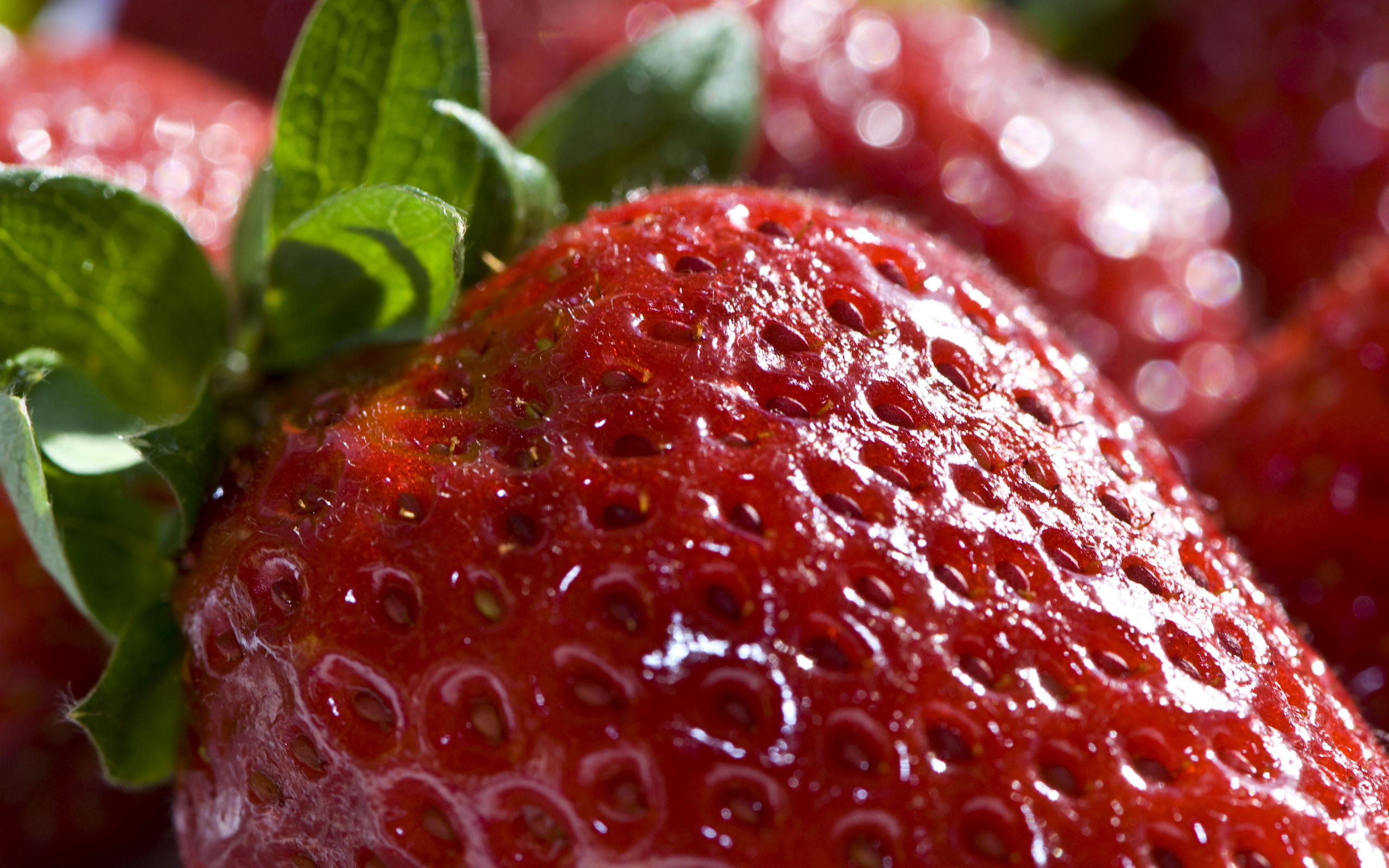 Handy-Wallpaper Erdbeere, Frucht, Früchte, Nahrungsmittel, Nahansicht kostenlos herunterladen.