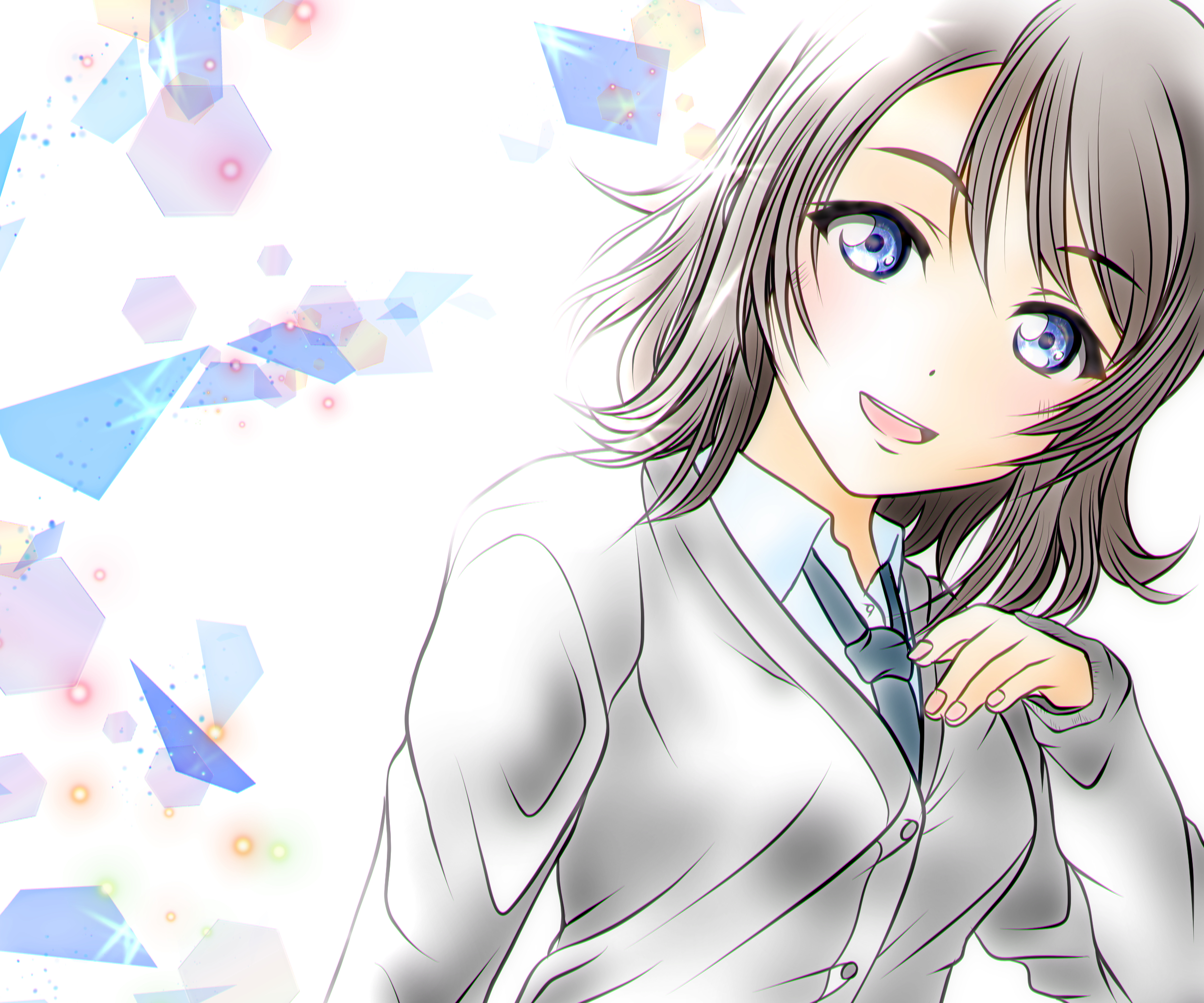 Laden Sie das Animes, Liebesleben!, Love Live! Sunshine!!, Du Watanabe-Bild kostenlos auf Ihren PC-Desktop herunter