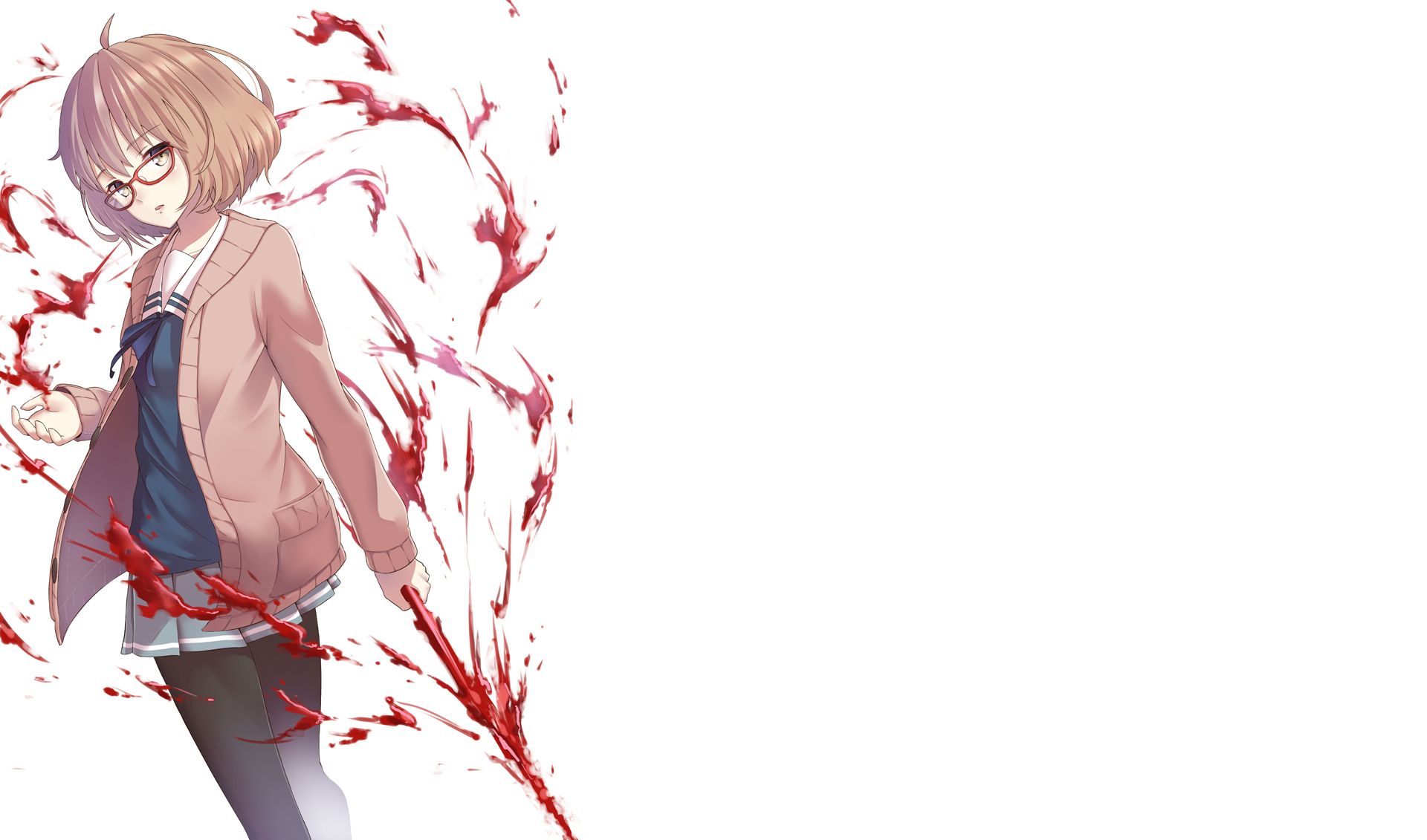 Handy-Wallpaper Animes, Mirai Kuriyama, Beyond The Boundary kostenlos herunterladen.