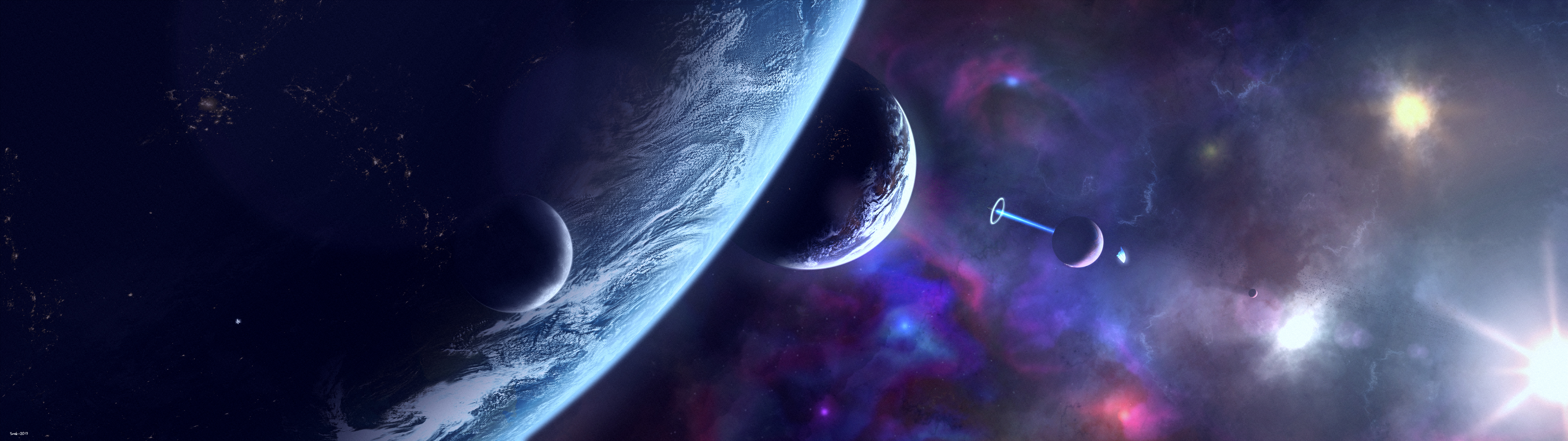 Free download wallpaper Planets, Space, Planet, Sci Fi on your PC desktop