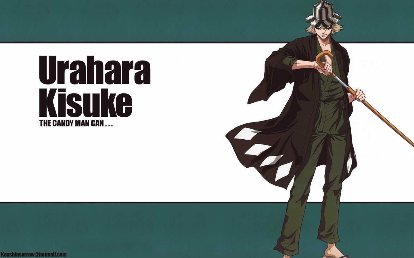 Laden Sie das Kisuke Urahara, Bleach, Animes-Bild kostenlos auf Ihren PC-Desktop herunter