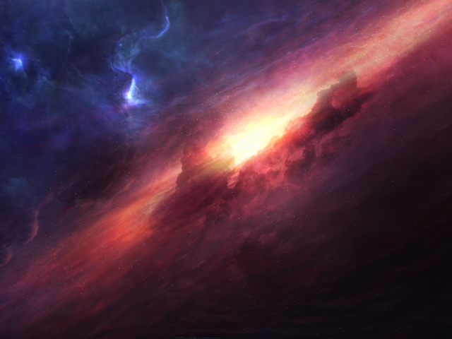 Laden Sie das Rosa, Nebel, Platz, Science Fiction, Weltraum, Orange Farbe)-Bild kostenlos auf Ihren PC-Desktop herunter
