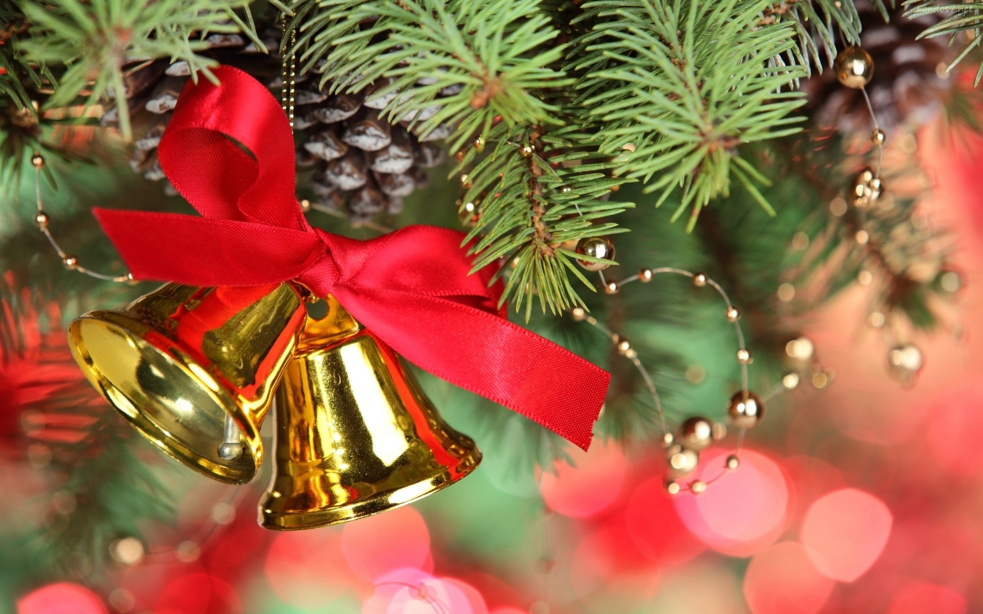 Descarga gratis la imagen Navidad, Día Festivo, Decoración, Dorado, Campana en el escritorio de tu PC