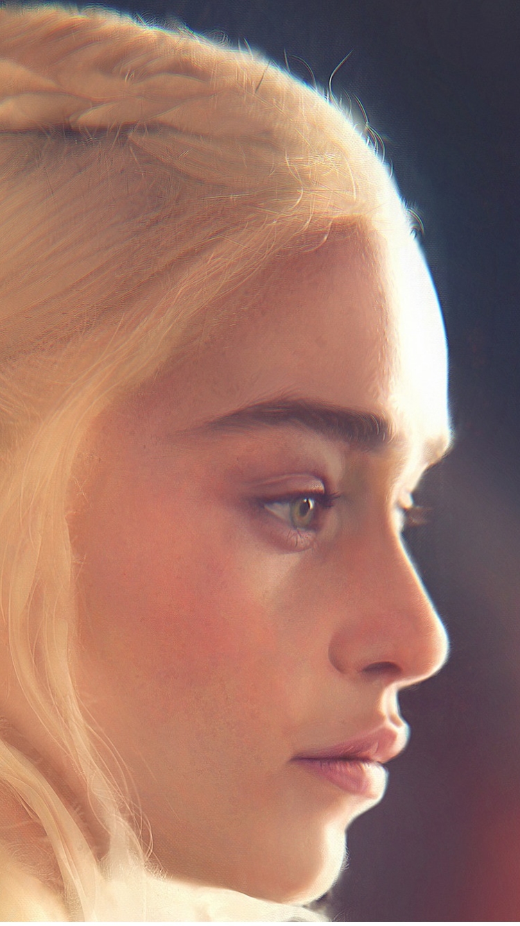 Descarga gratuita de fondo de pantalla para móvil de Juego De Tronos, Series De Televisión, Daenerys Targaryen, Emilia Clarke.