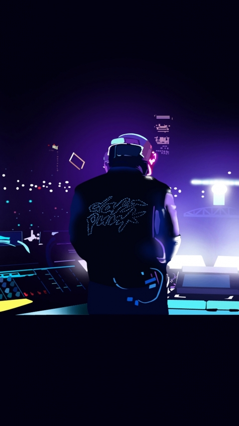 Download mobile wallpaper Music, Daft Punk for free.