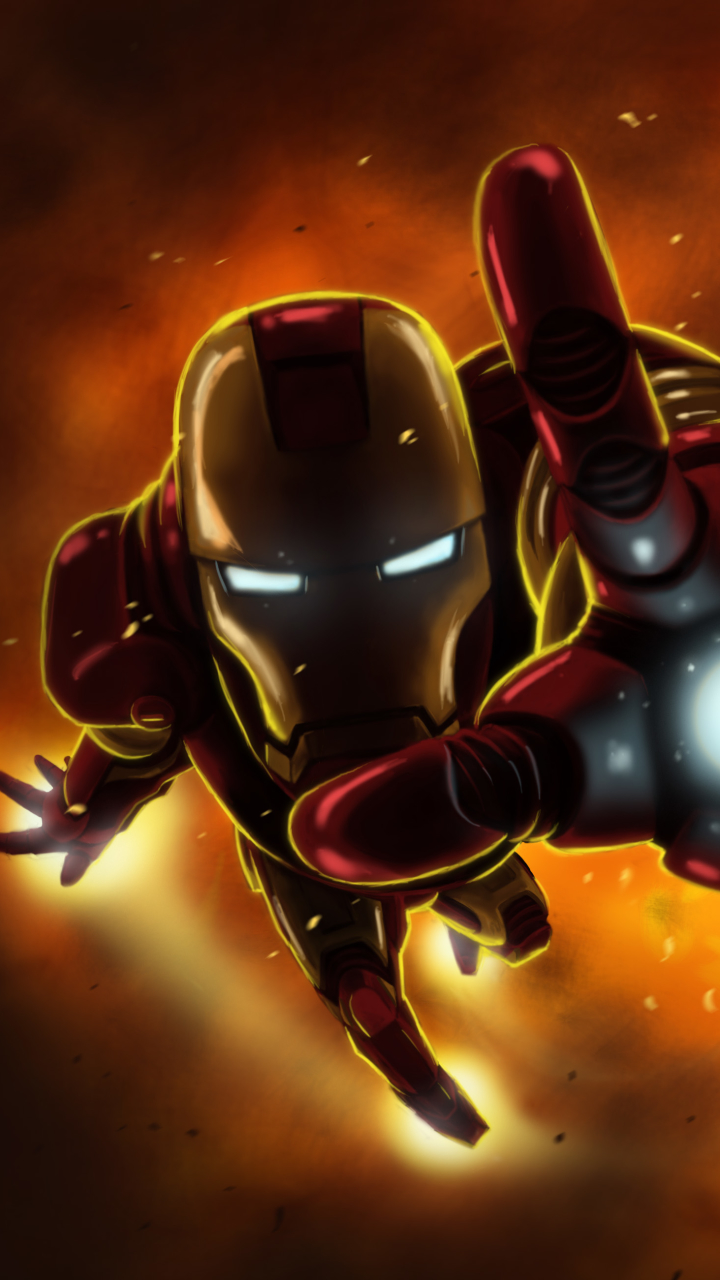 Handy-Wallpaper Iron Man, Comics kostenlos herunterladen.