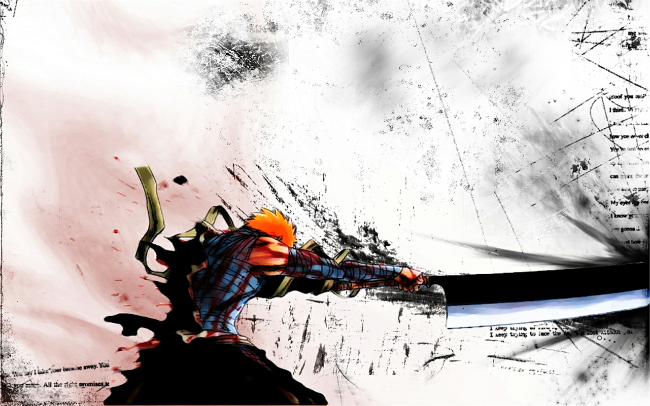 Handy-Wallpaper Bleach, Ichigo Kurosaki, Animes kostenlos herunterladen.