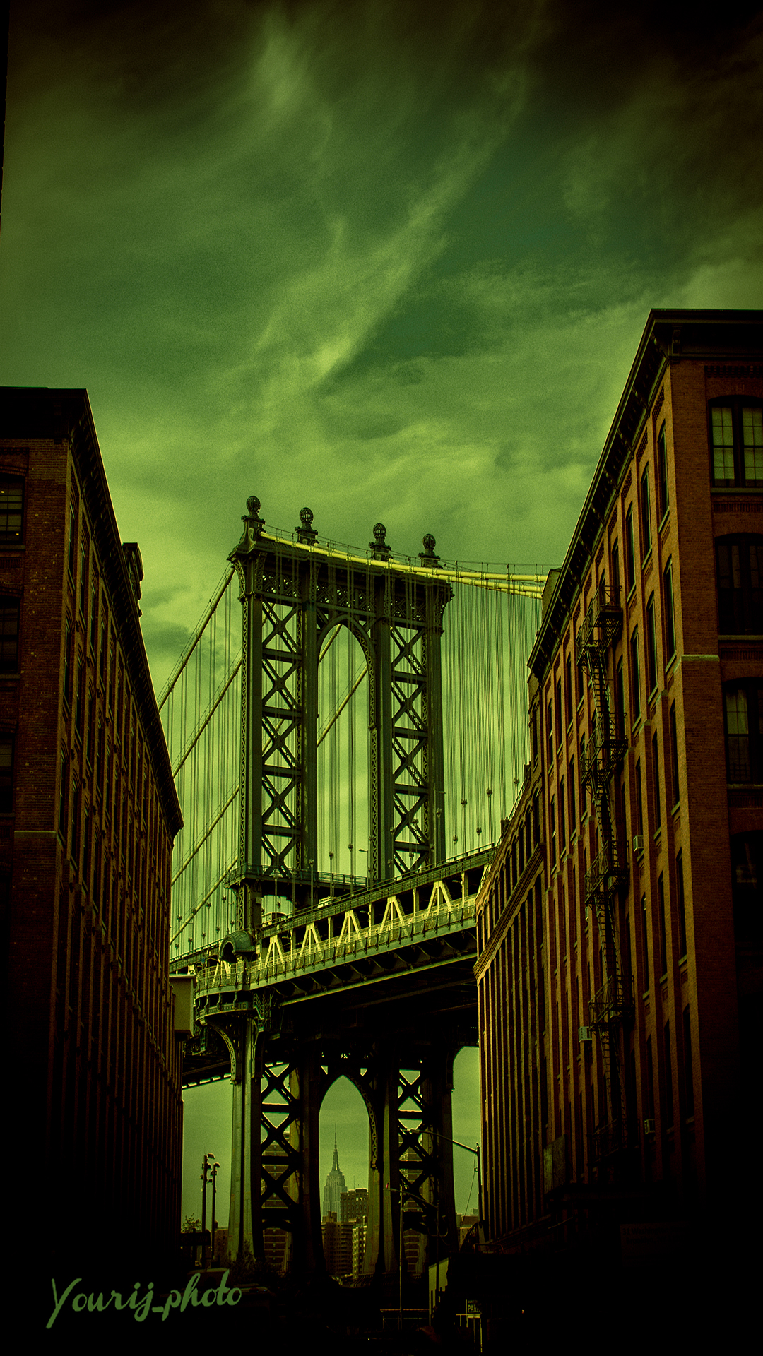 Descarga gratuita de fondo de pantalla para móvil de Puentes, Puente De Manhattan, Hecho Por El Hombre.