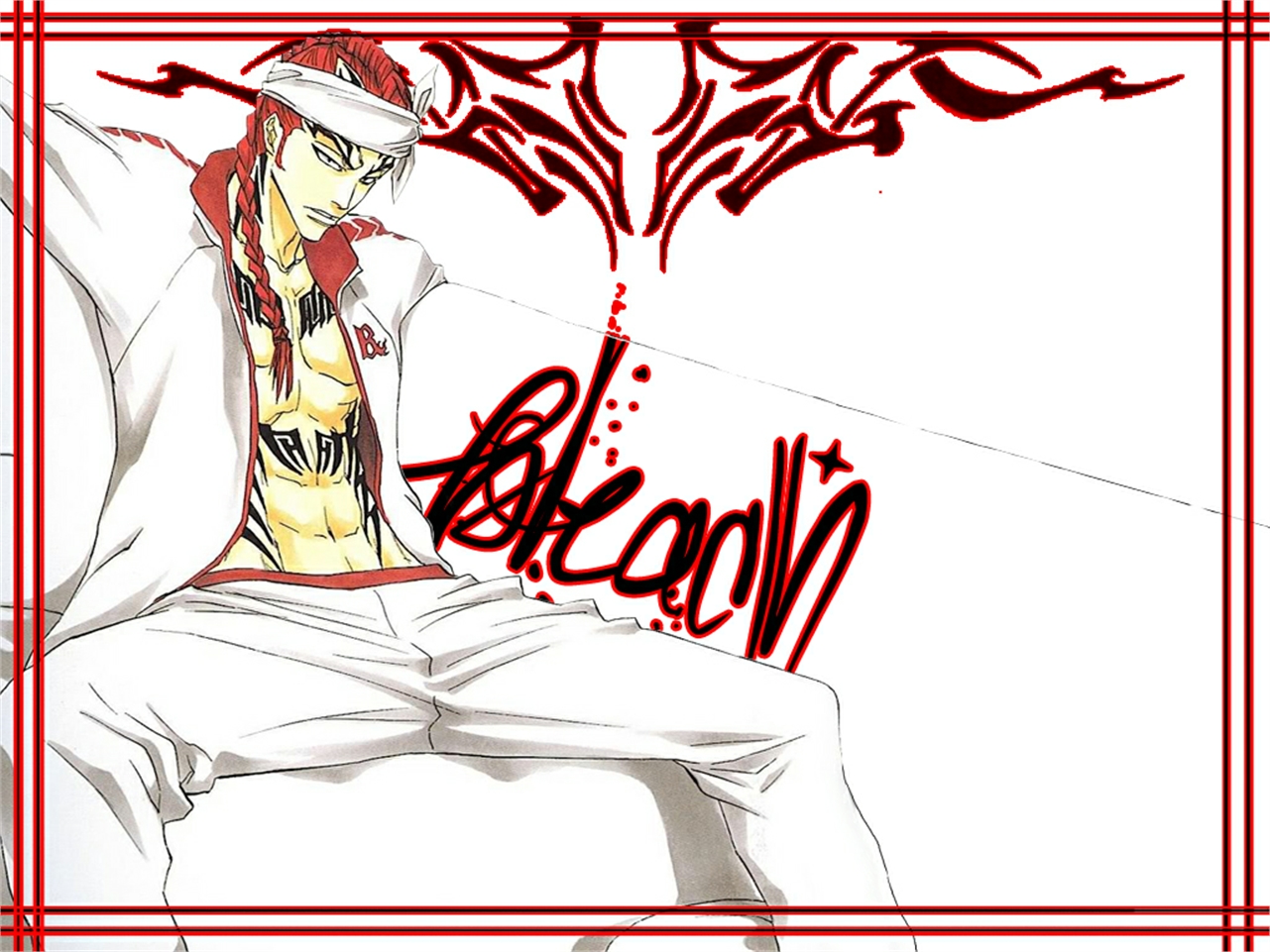 Handy-Wallpaper Bleach, Animes, Renji Abarai kostenlos herunterladen.