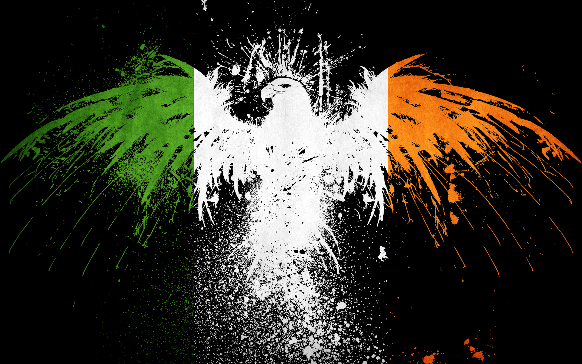 Популярні заставки і фони Прапор Ірландії на комп'ютер