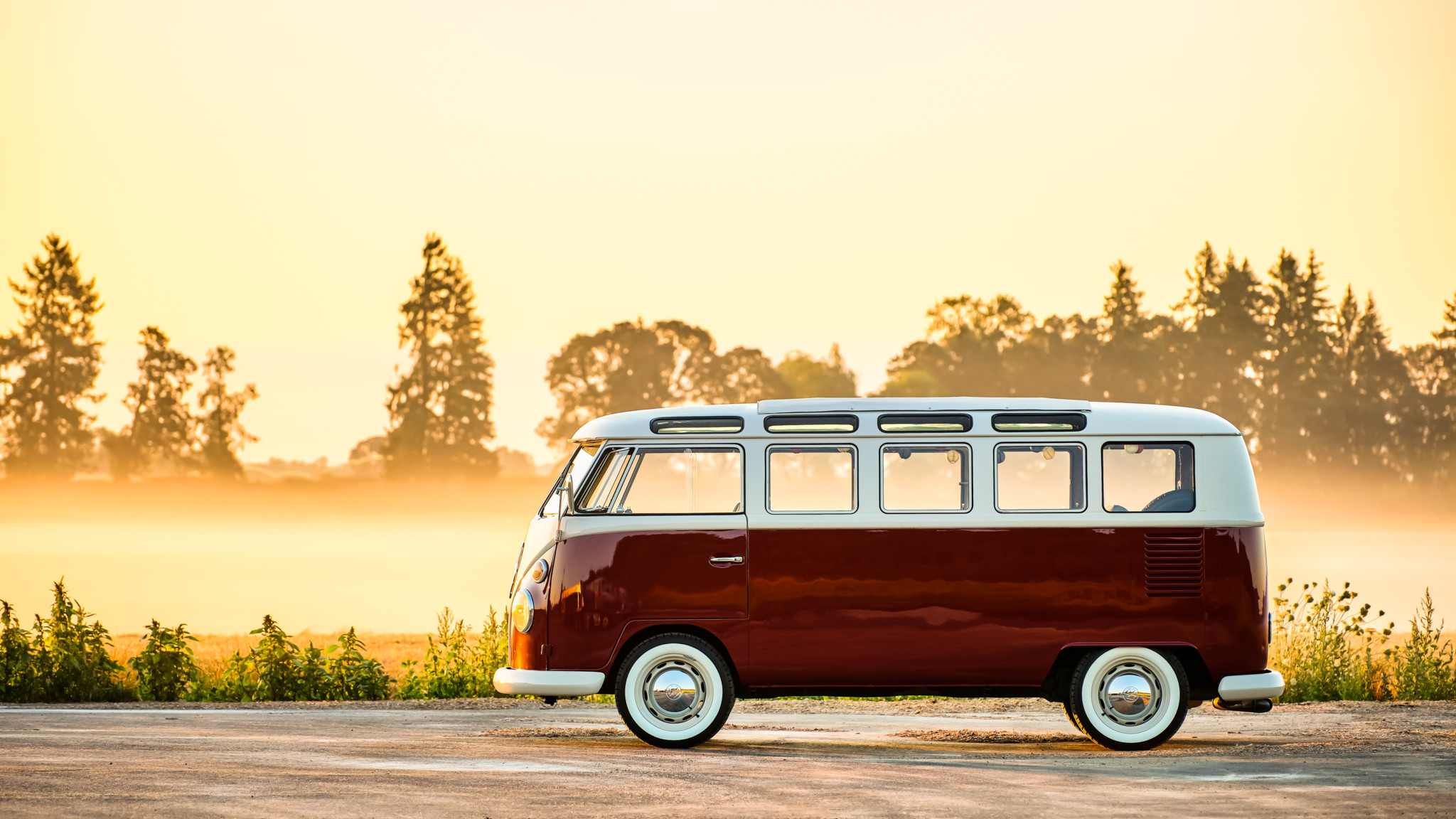Download mobile wallpaper Volkswagen, Old Car, Vehicles, Volkswagen Type 2 Bus for free.