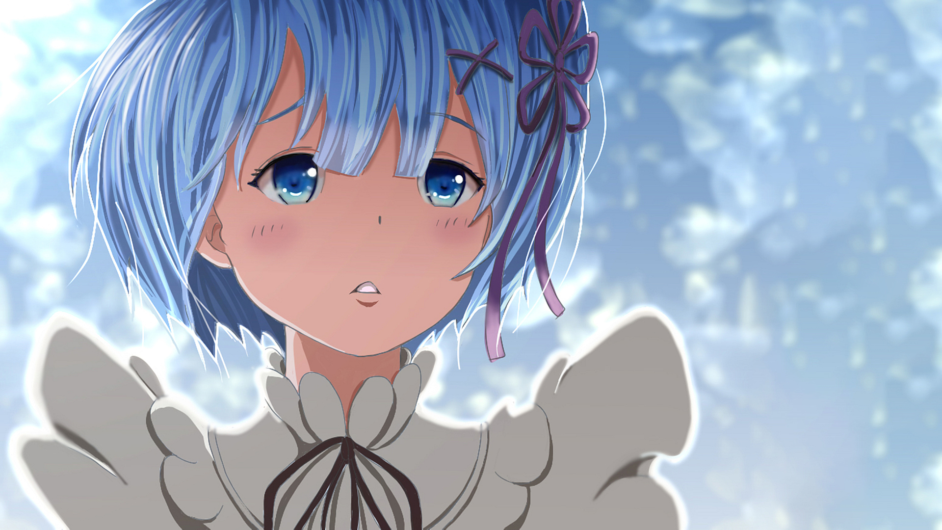 Laden Sie das Animes, Re:zero Das Leben In Einer Anderen Welt Beginnen, Rem (Re: Null)-Bild kostenlos auf Ihren PC-Desktop herunter