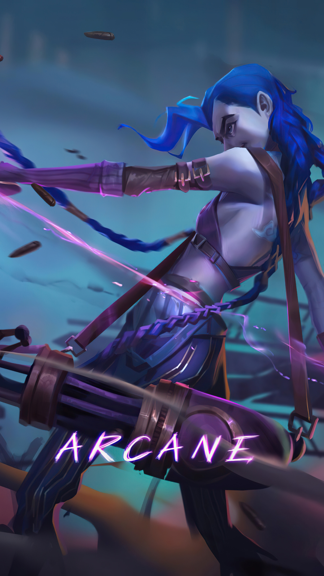 Download mobile wallpaper Tv Show, Jinx (League Of Legends), Arcane for free.