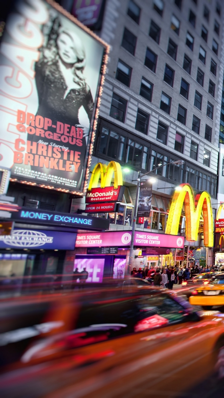 Handy-Wallpaper New York, Vereinigte Staaten Von Amerika, Times Square, Menschengemacht kostenlos herunterladen.