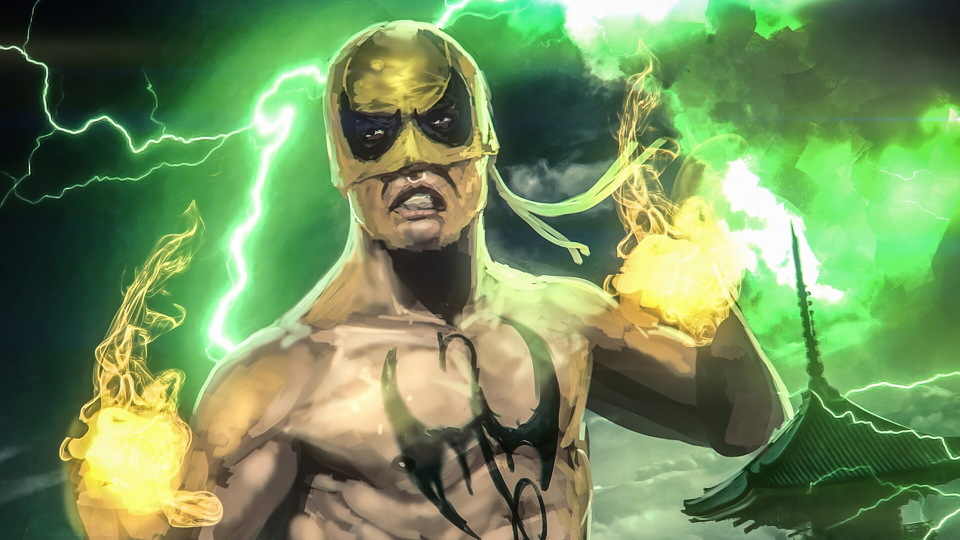 Laden Sie das Comics, Marvel's Iron Fist-Bild kostenlos auf Ihren PC-Desktop herunter