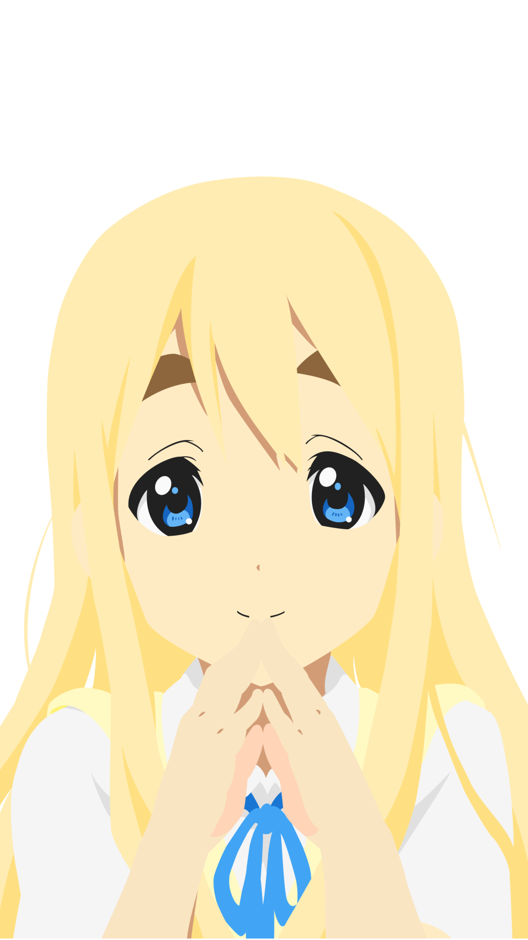 Handy-Wallpaper Blond, Gesicht, Blaue Augen, Blondinen, Animes, K On!, Tsumugi Kotobuki kostenlos herunterladen.