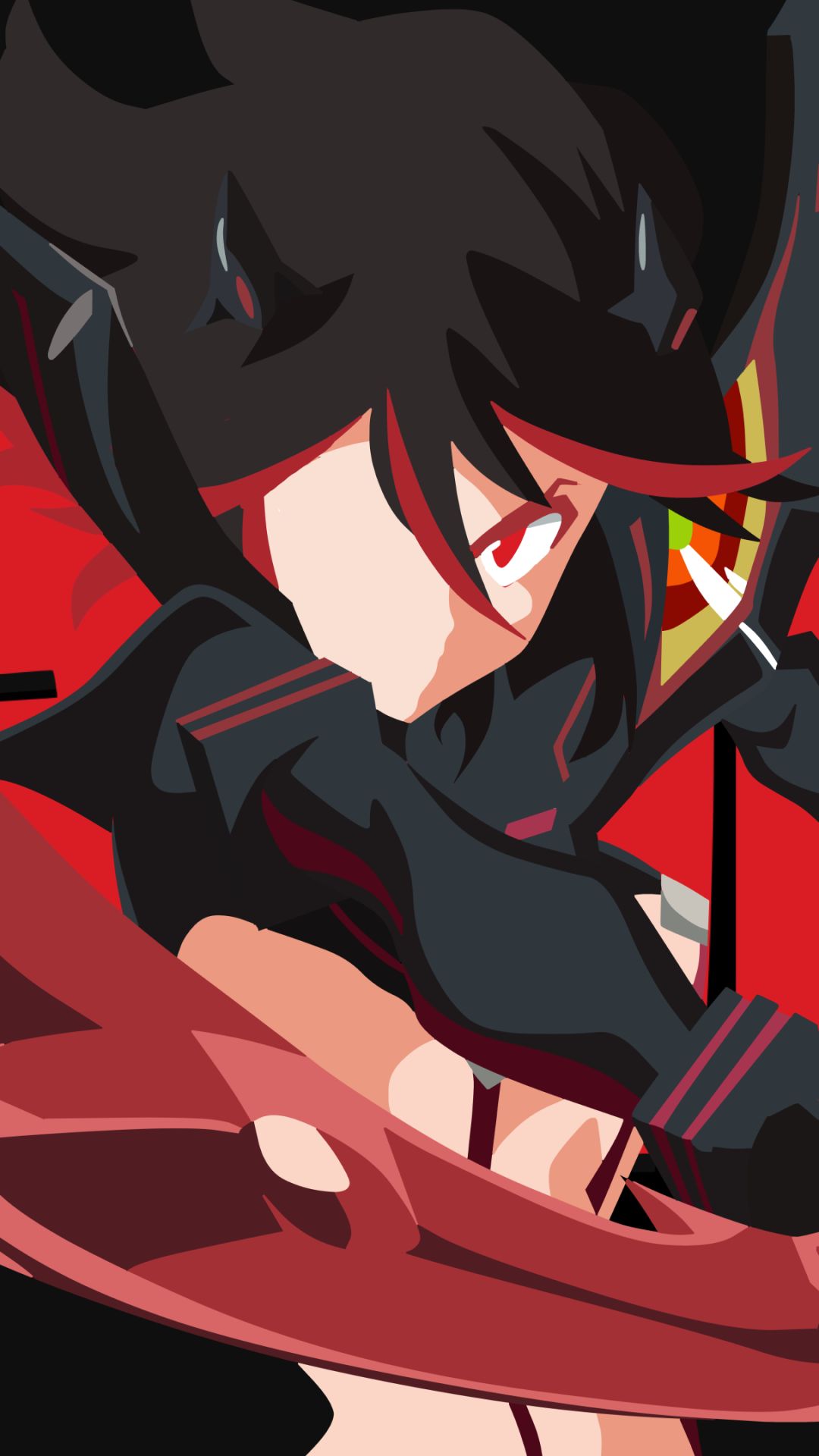 Descarga gratuita de fondo de pantalla para móvil de Animado, Minimalista, Ryūko Matoi, Kiru Ra Kiru: Kill La Kill.