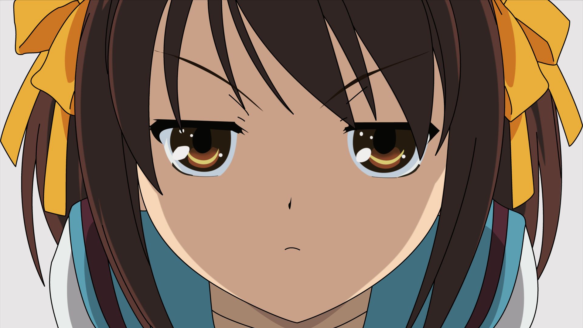 613886 Hintergrundbild herunterladen animes, suzumiya haruhi no yūutsu, haruhi suzumiya - Bildschirmschoner und Bilder kostenlos