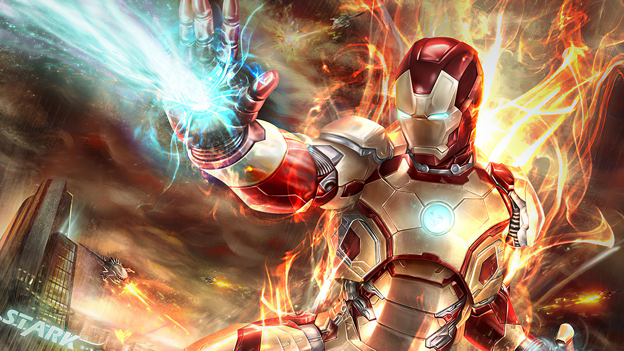 Handy-Wallpaper Iron Man, Comics kostenlos herunterladen.