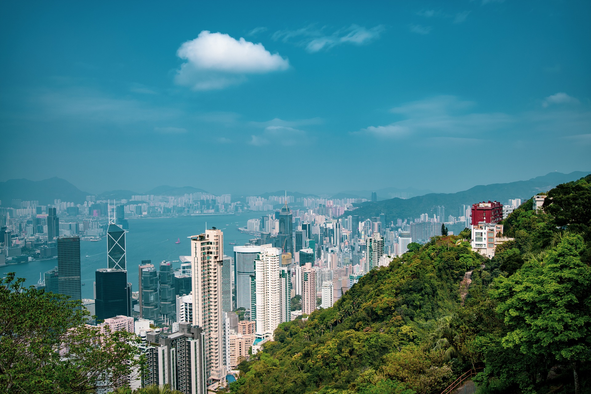 Baixar papel de parede para celular de Cidades, Cidade, Arranha Céu, Construção, China, Hong Kong, Feito Pelo Homem gratuito.