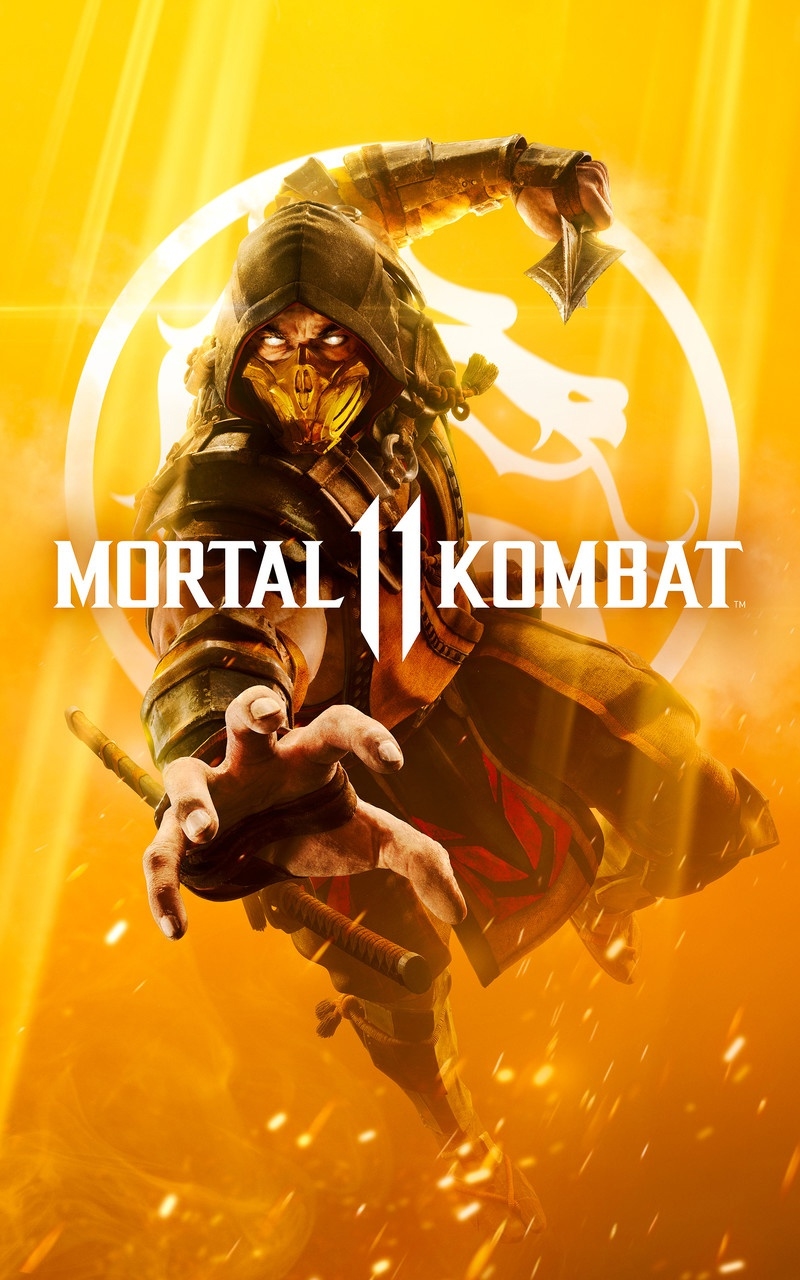 Handy-Wallpaper Mortal Kombat, Computerspiele, Skorpion (Mortal Kombat), Mortal Kombat 11 kostenlos herunterladen.