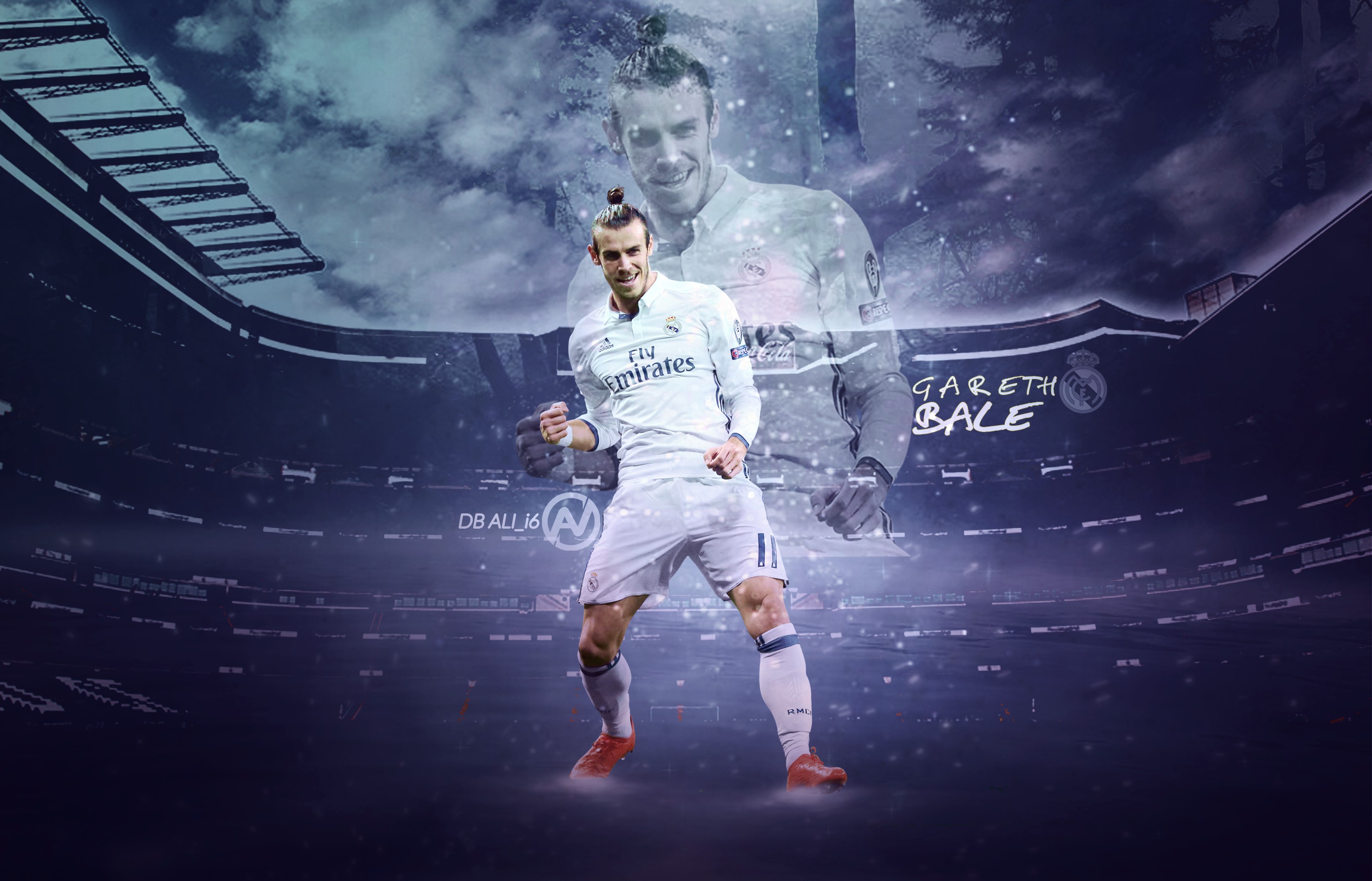 Download mobile wallpaper Sports, Soccer, Real Madrid C F, Gareth Bale for free.
