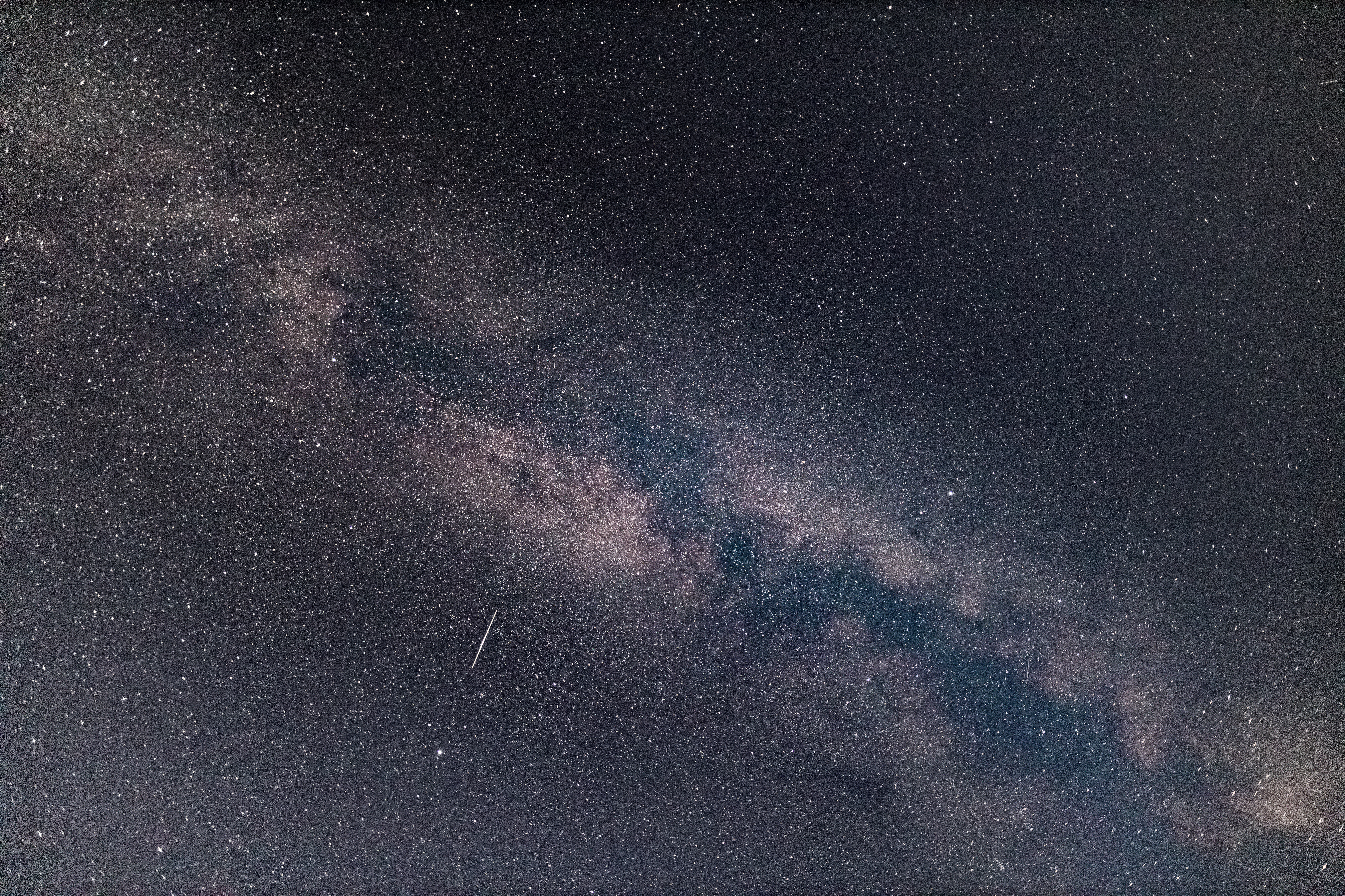 59579 скачать обои звездопад, космос, звезды, звездное небо, туманность - заставки и картинки бесплатно