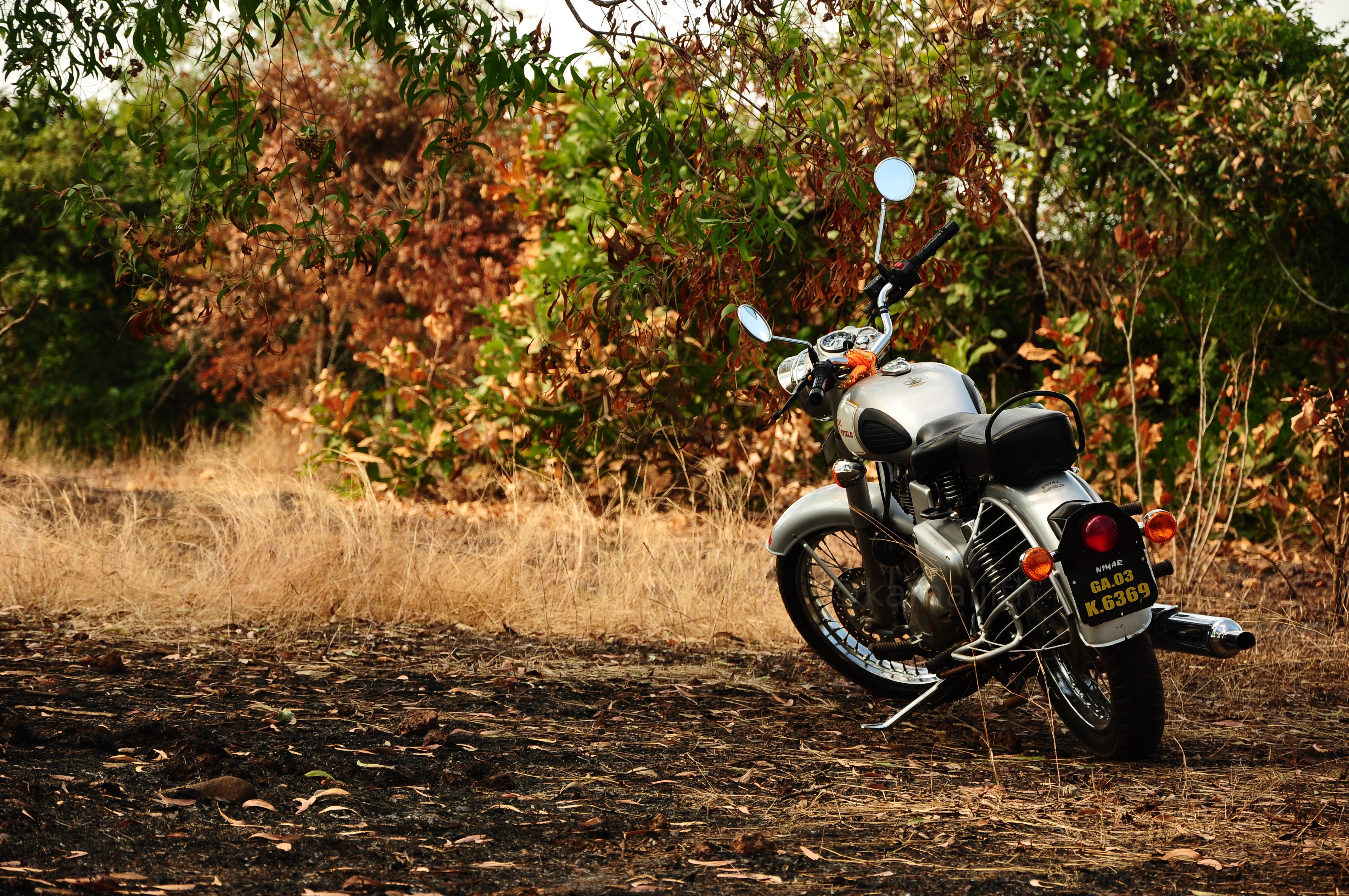 Free download wallpaper Autumn, Motorcycles, Transport, Motorcycle on your PC desktop