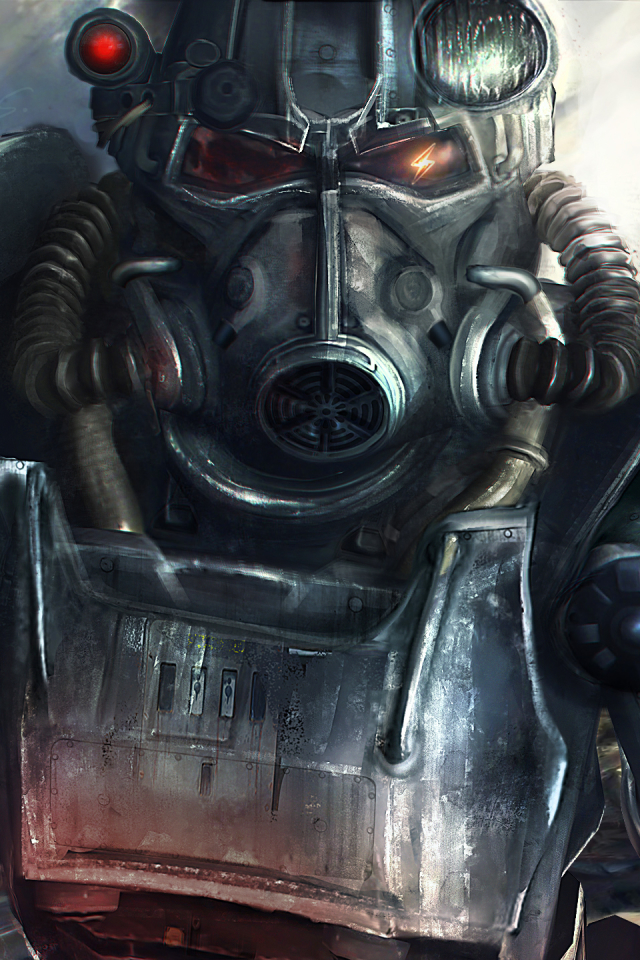 fallout, video game, fallout 4, power armor (fallout) cellphone
