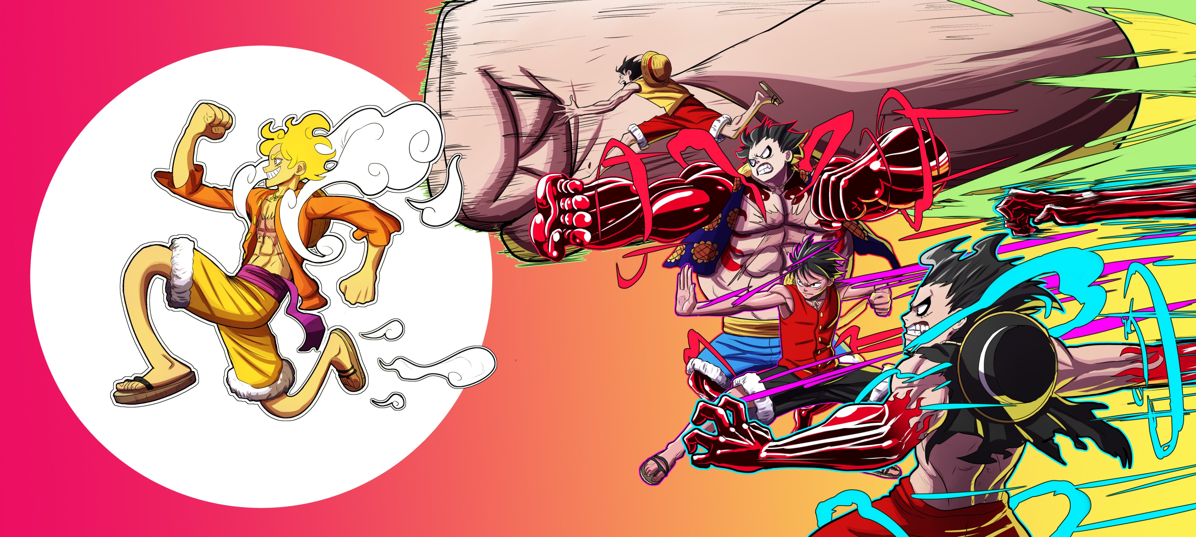 Download mobile wallpaper Anime, One Piece, Monkey D Luffy, Gear 5 (One Piece) for free.