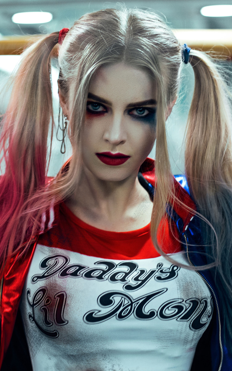 Handy-Wallpaper Frauen, Harley Quinn, Cosplay kostenlos herunterladen.