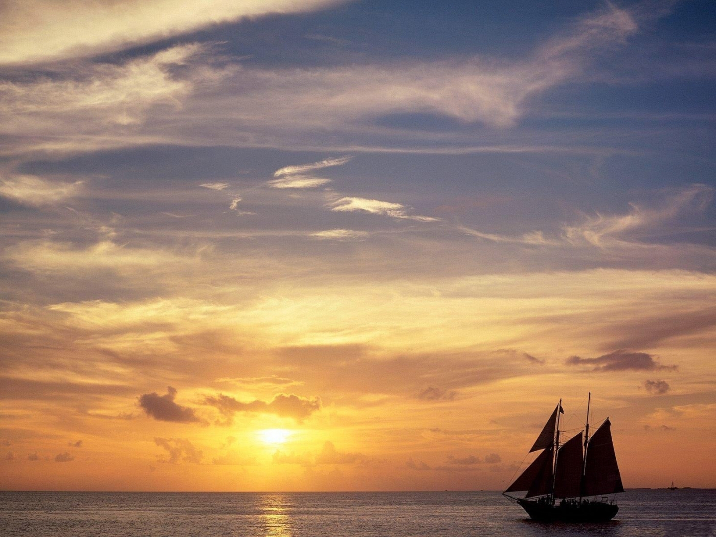 Free download wallpaper Transport, Sunset, Sea, Yachts, Landscape on your PC desktop
