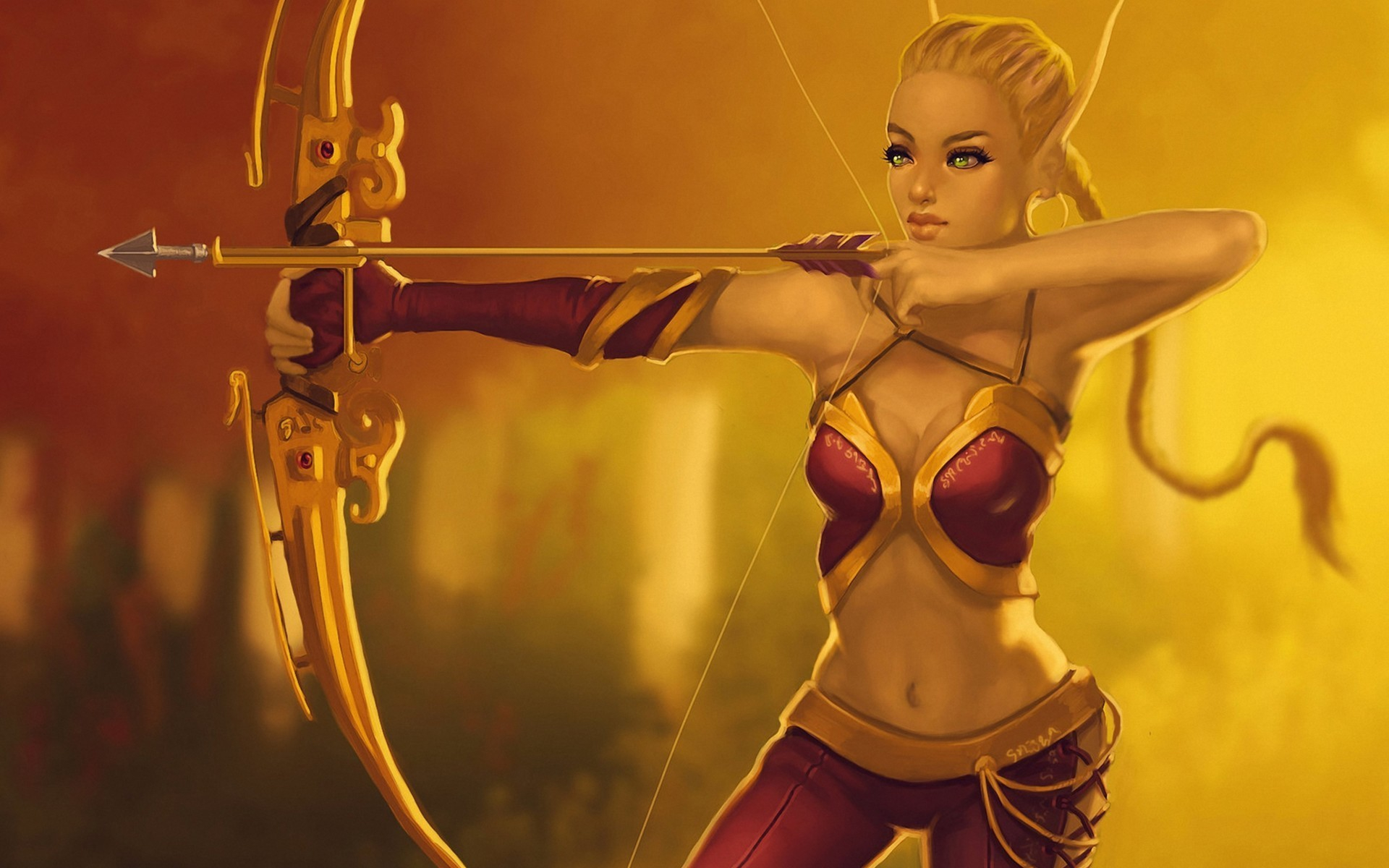 Free download wallpaper Fantasy, Archer on your PC desktop