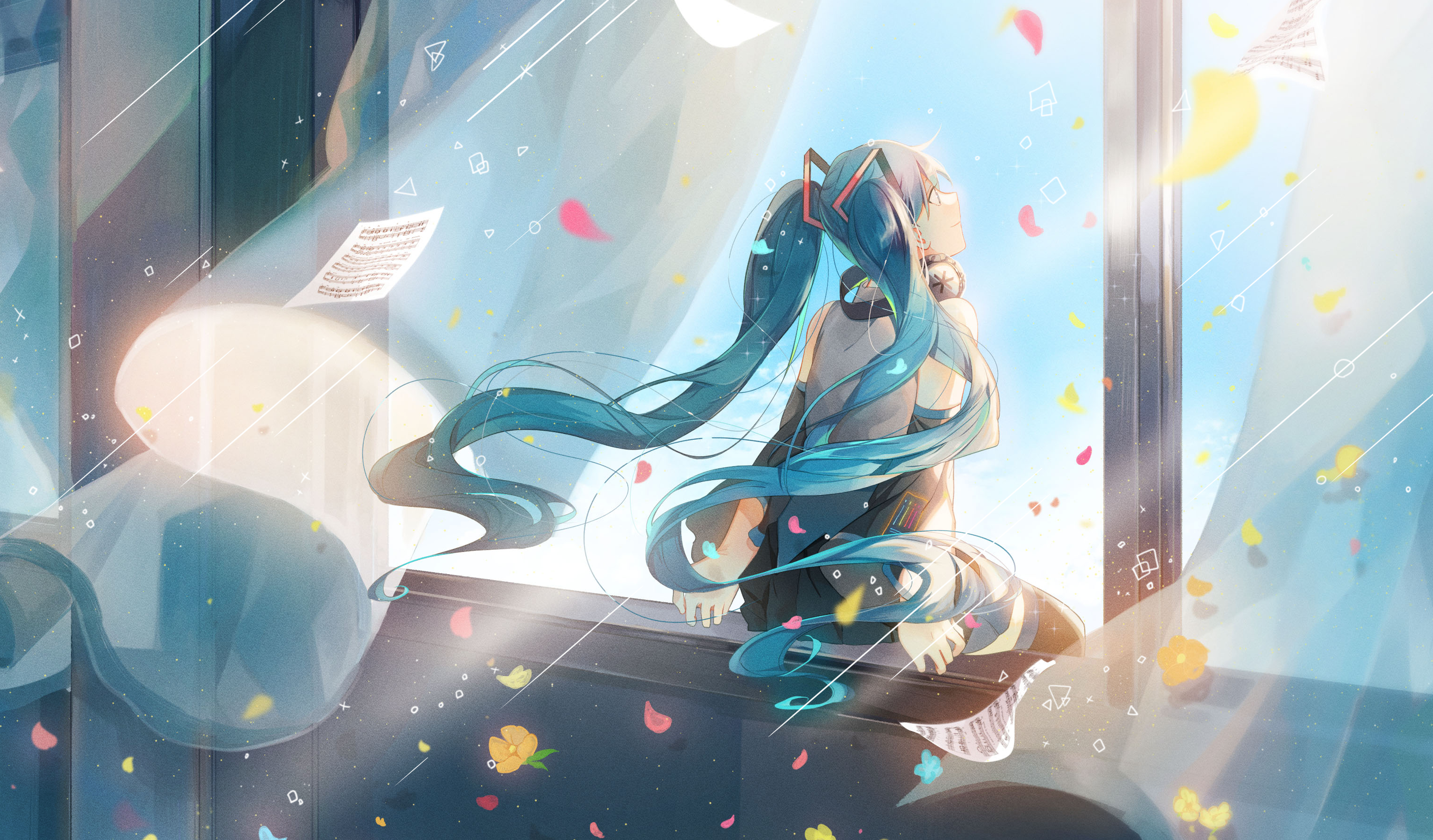 Laden Sie das Vocaloid, Hatsune Miku, Animes-Bild kostenlos auf Ihren PC-Desktop herunter