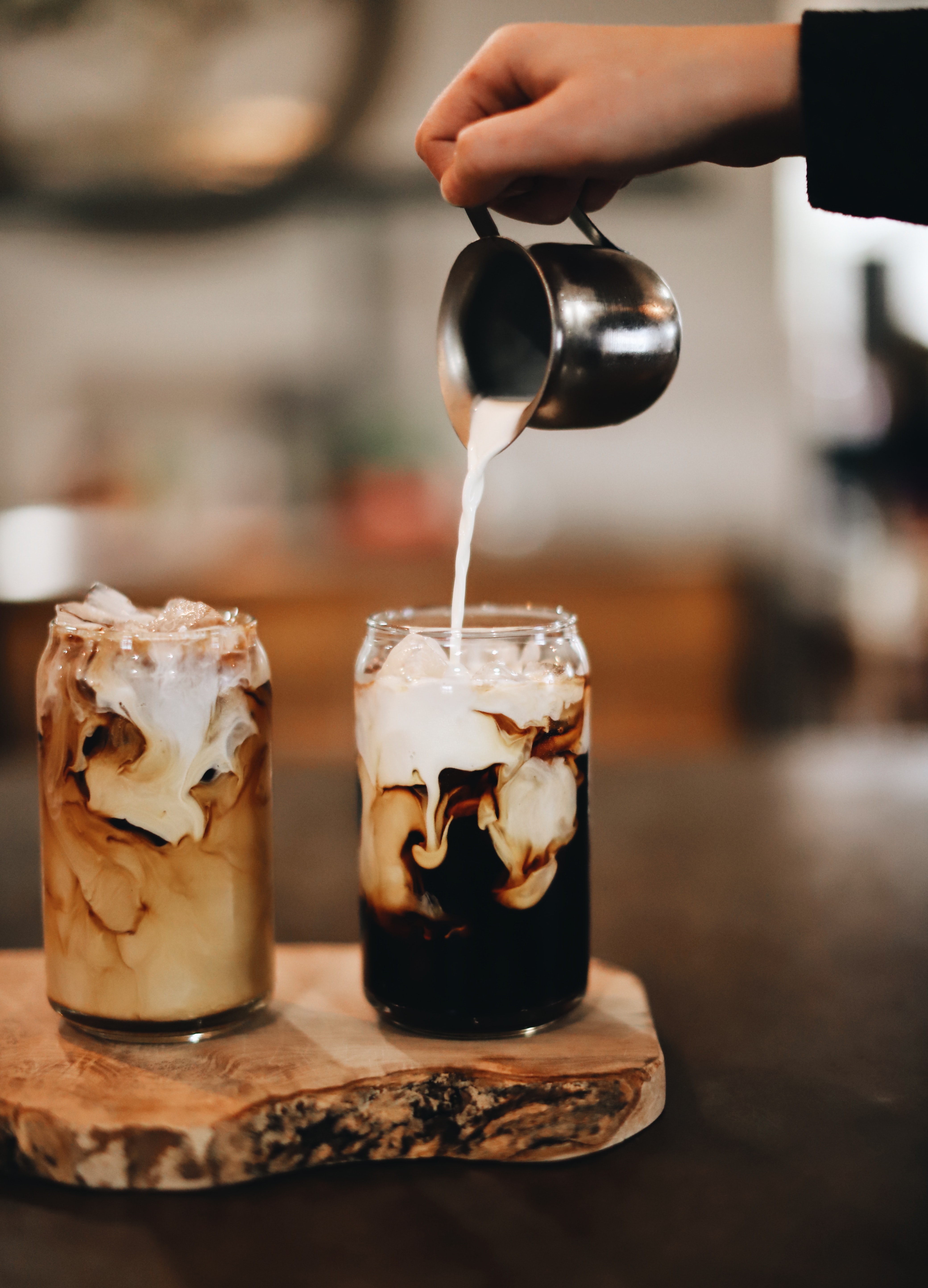 drink, food, coffee, hand, beverage, glasses, milk HD wallpaper