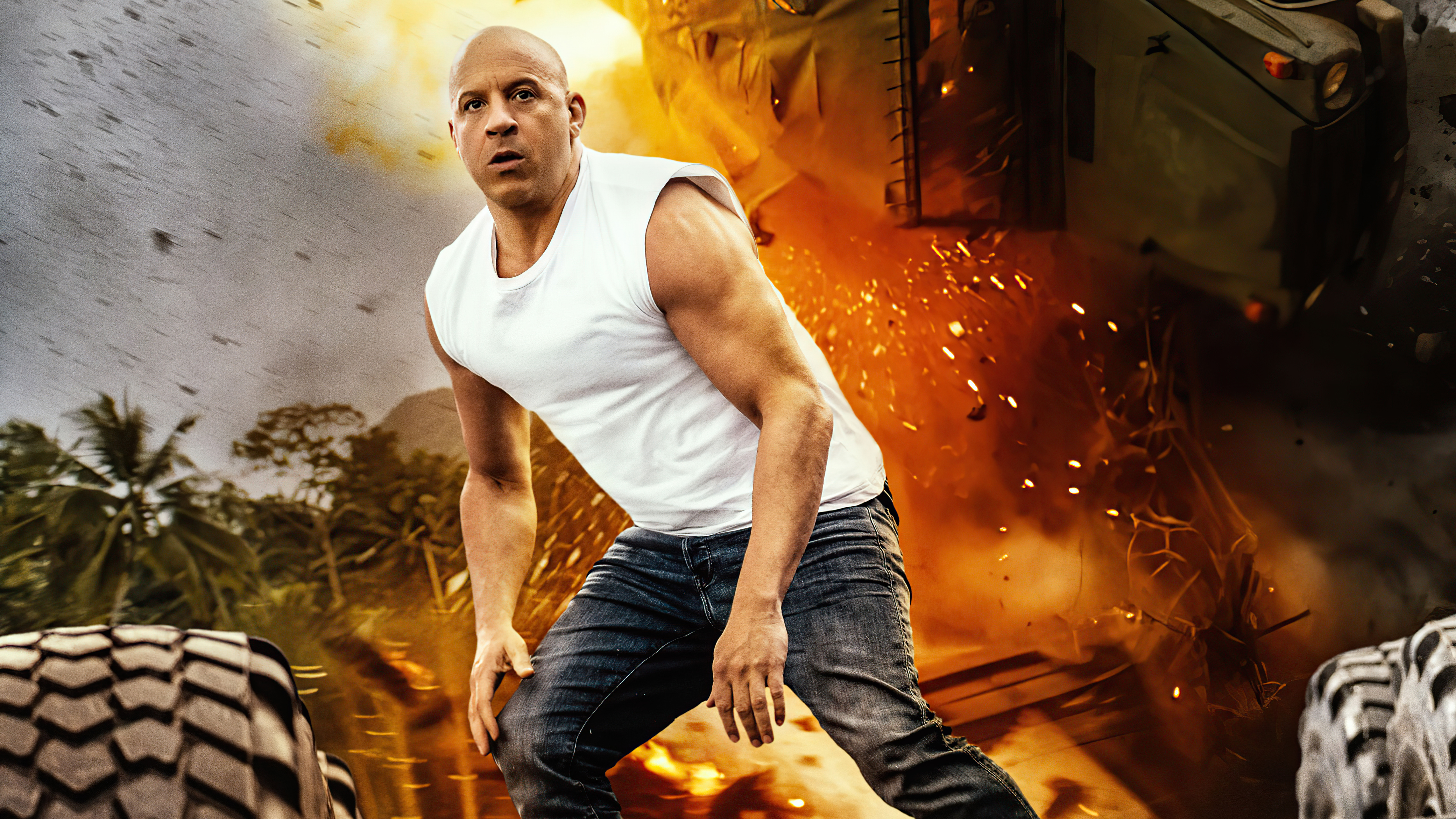 Free download wallpaper Fast & Furious, Vin Diesel, Movie, Dominic Toretto, Fast & Furious 9 on your PC desktop