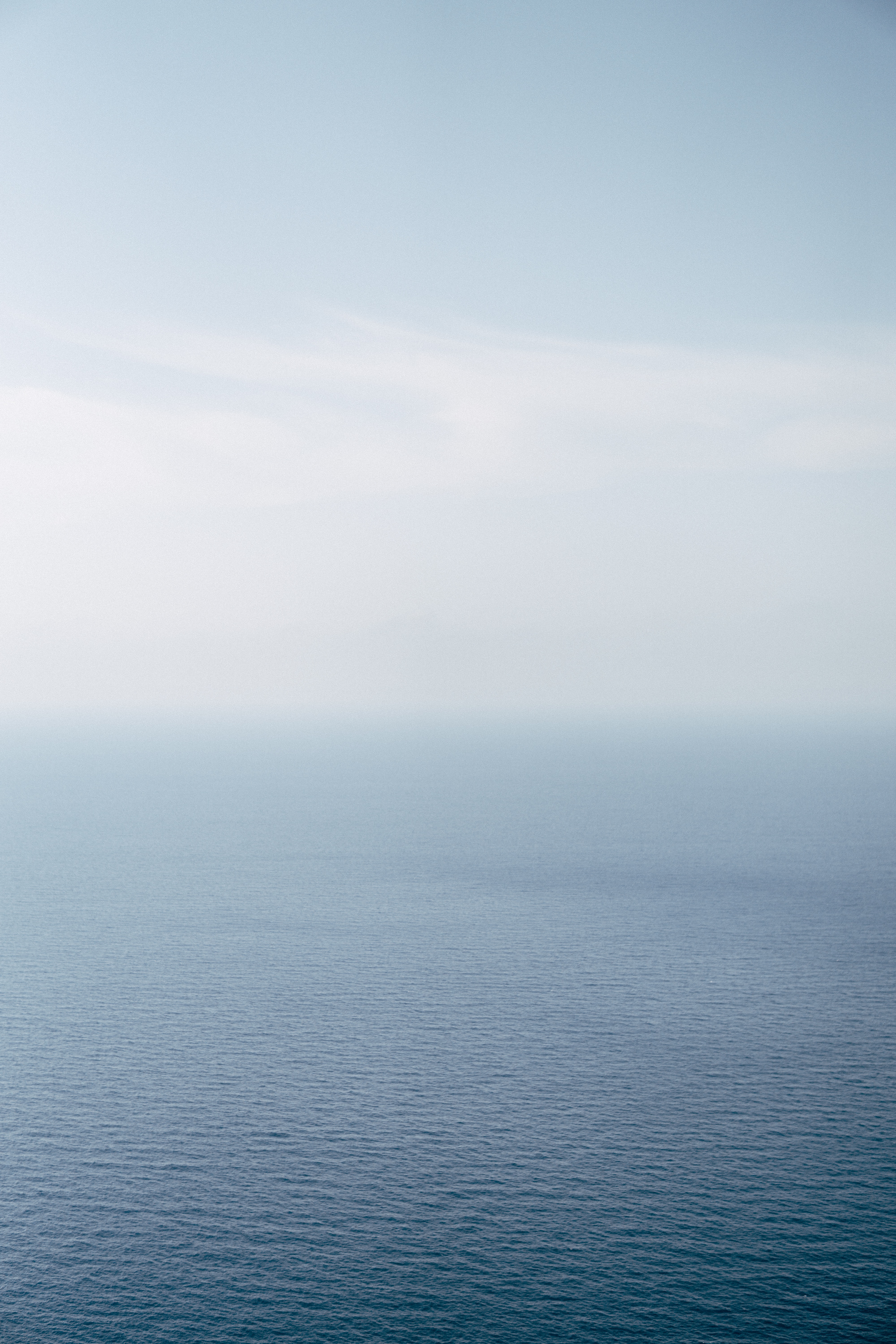 Скачать обои бесплатно Горизонт, Небо, Туман, Природа, Море картинка на рабочий стол ПК