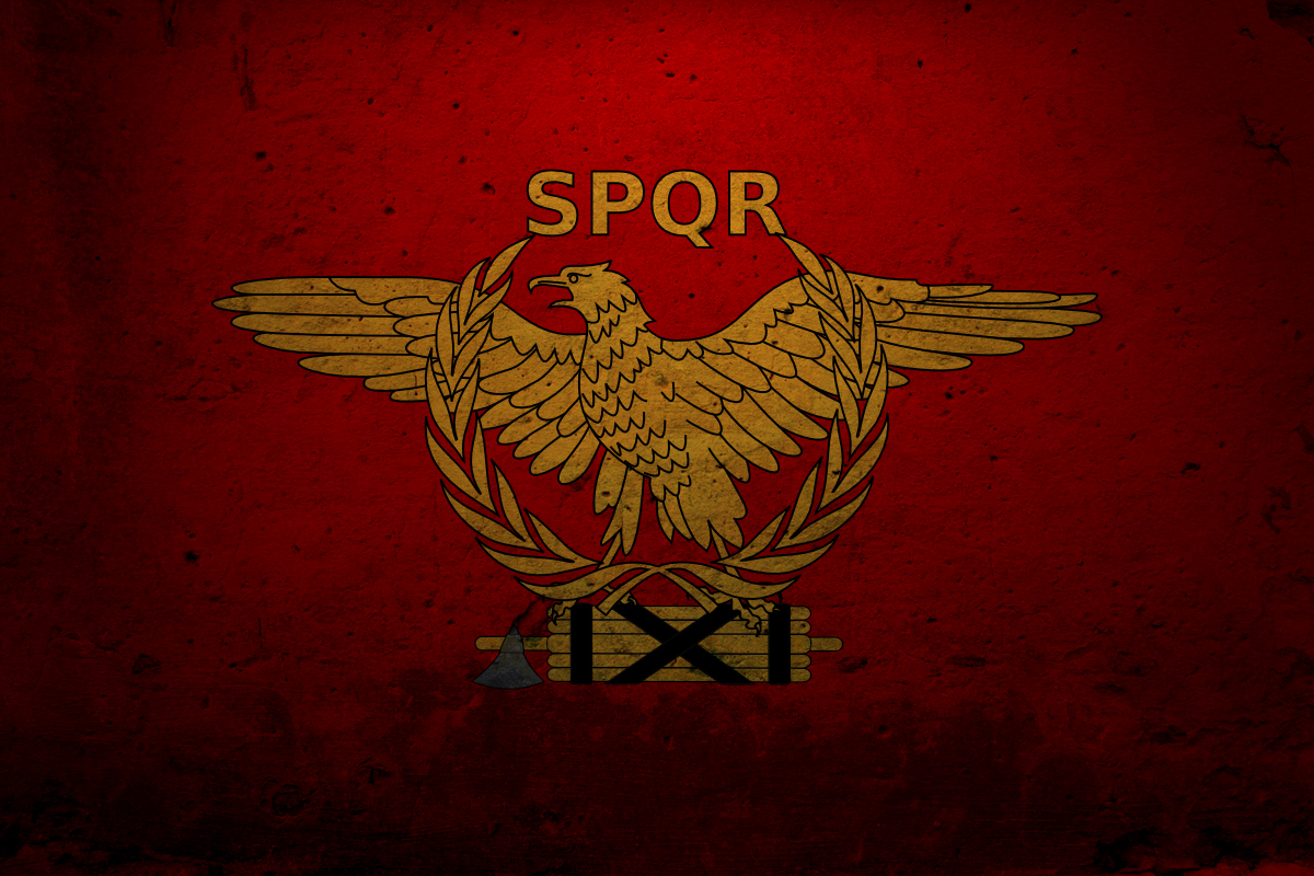 Популярные заставки и фоны Флаг Римского Легиона на компьютер
