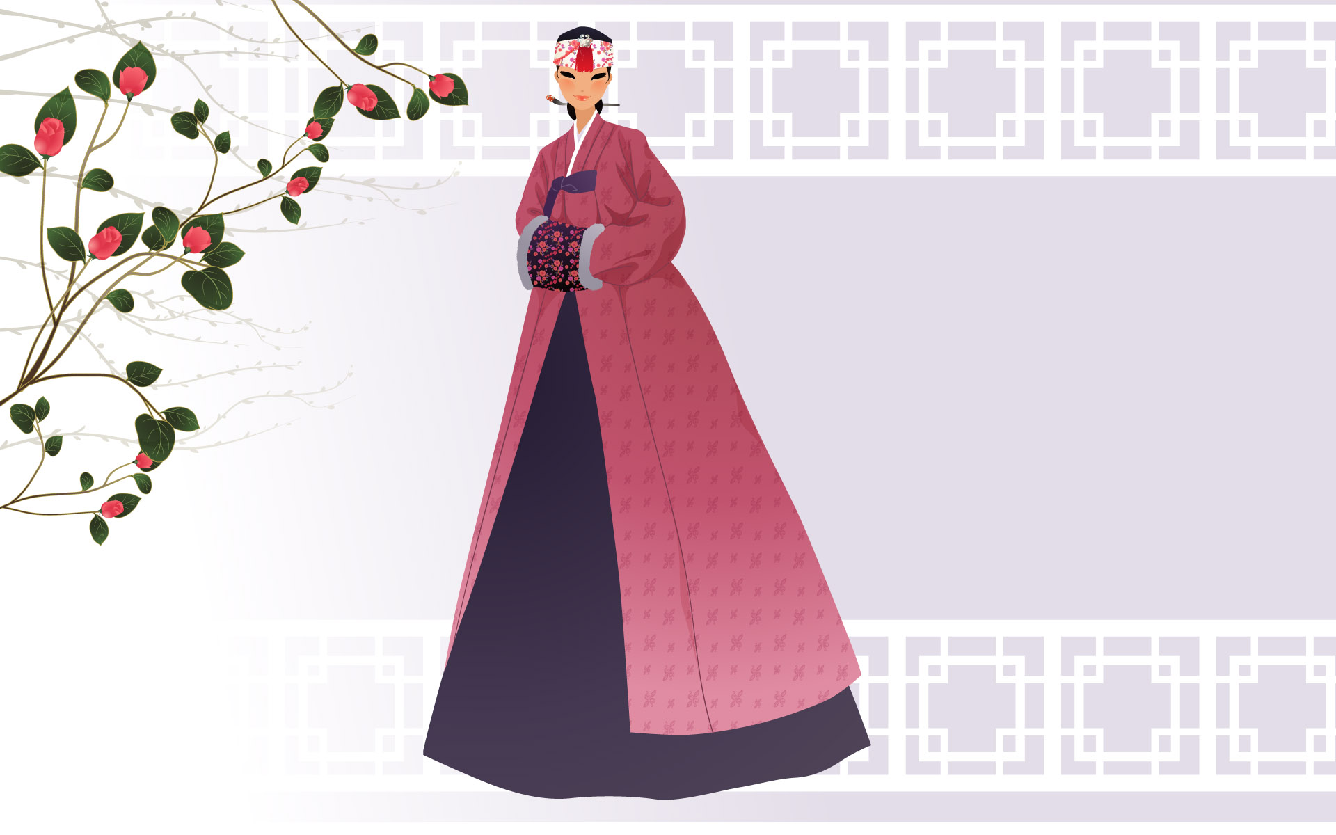 616979 завантажити картинку жінки, художній, корея, традиційний костюм - шпалери і заставки безкоштовно